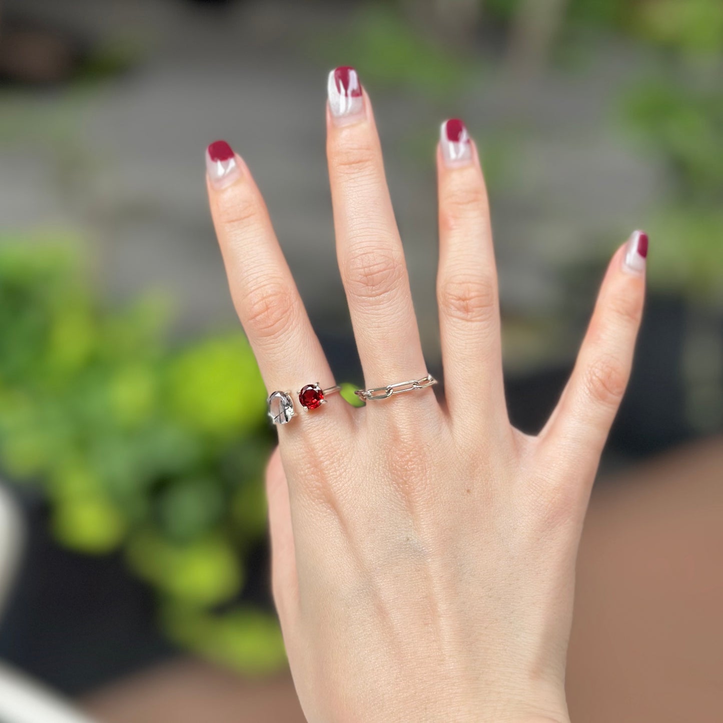 Silver925 chain ring 2