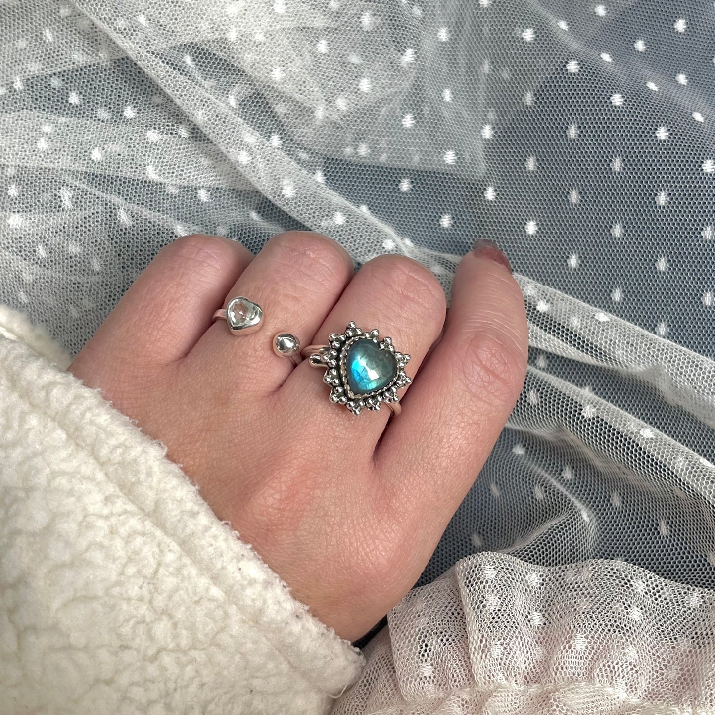 Heart fork ring 1