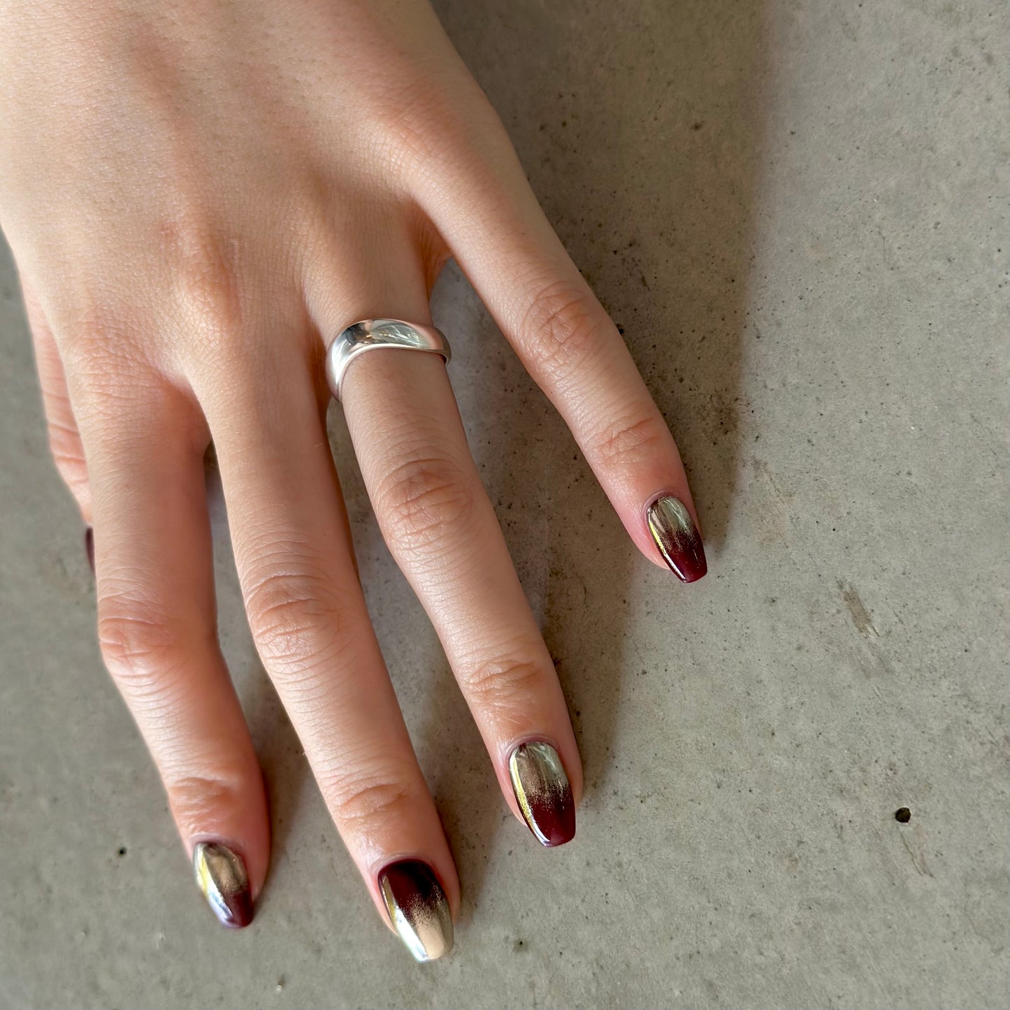 Silver925 plain ring 82