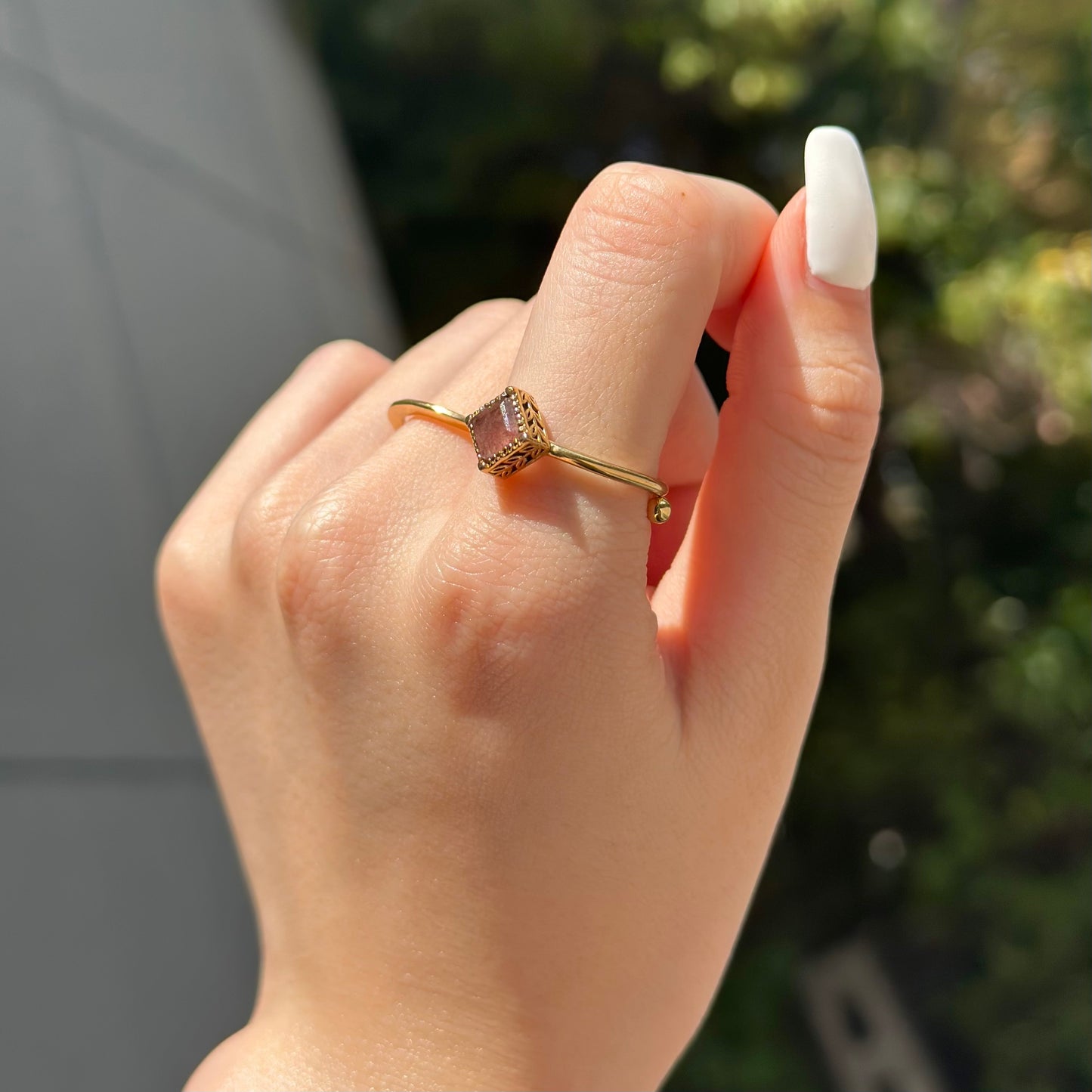 Brass petit ring 8