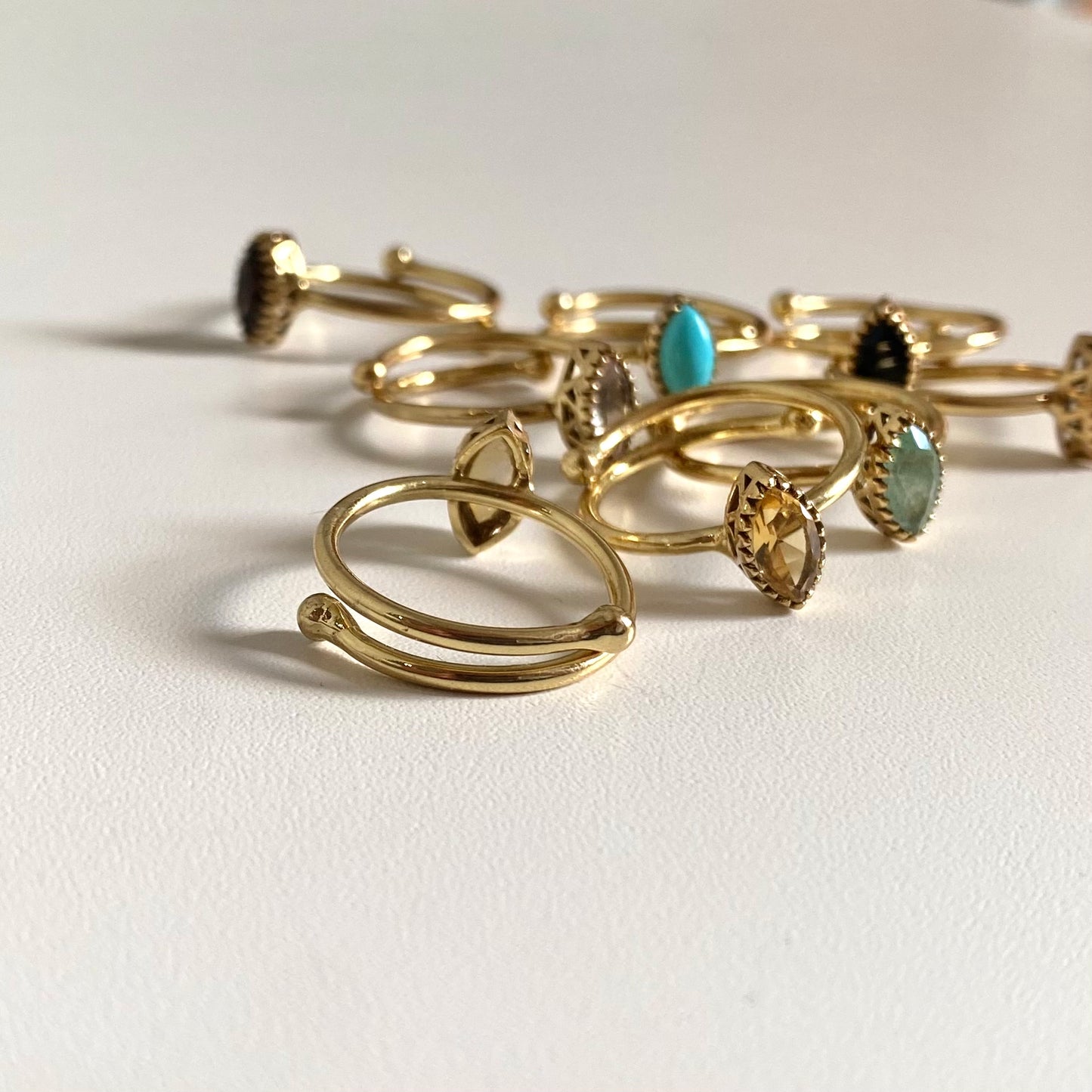 Brass petit ring 17