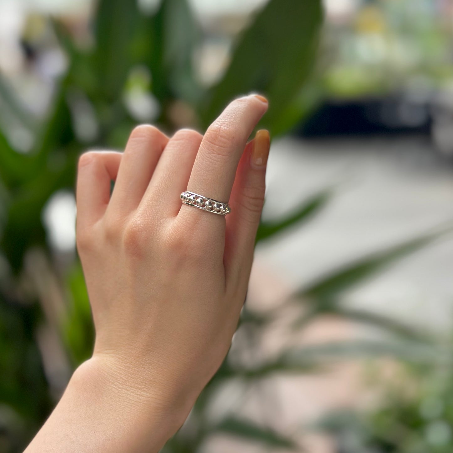 Silver925 plain ring 58