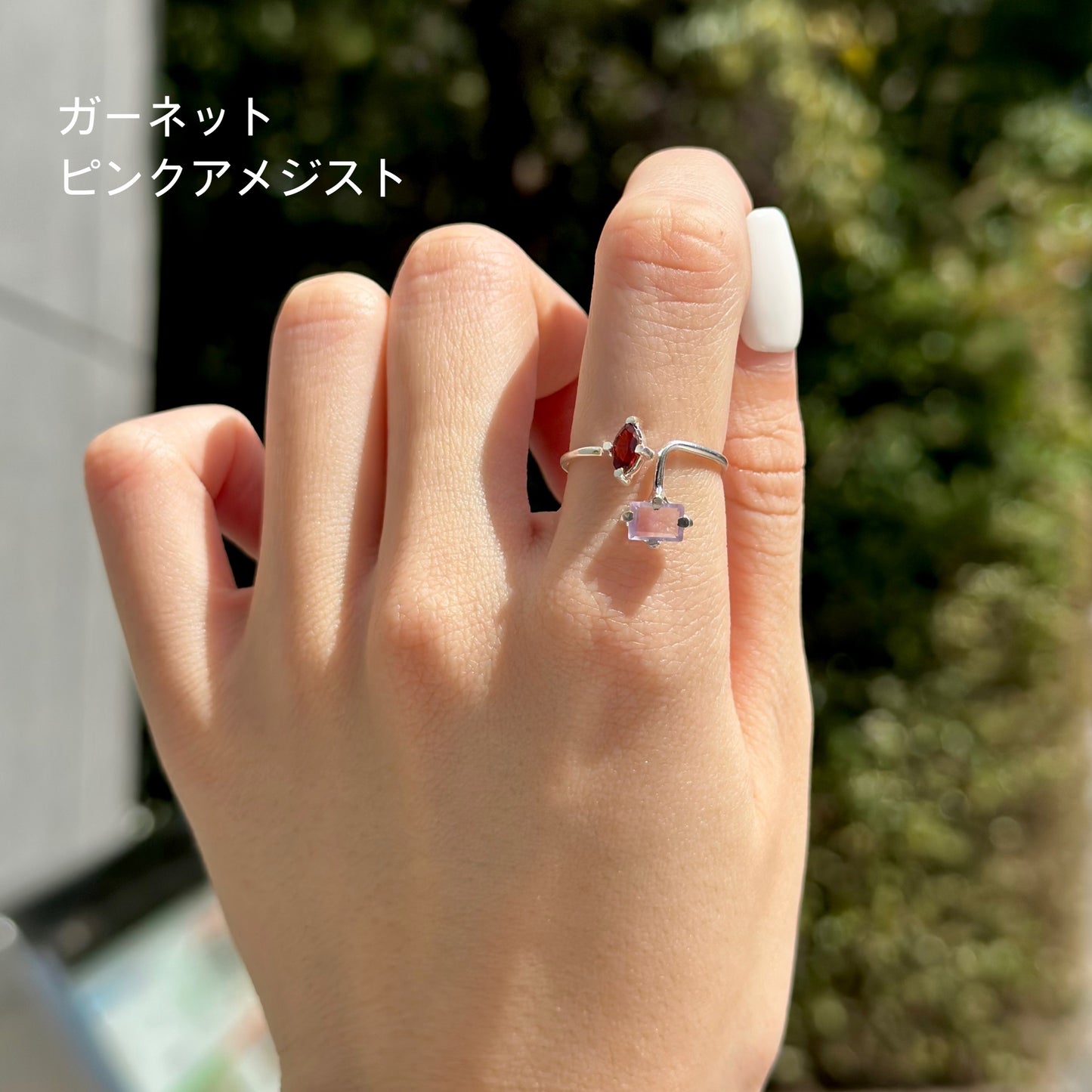 Silver925 2stone ring 16