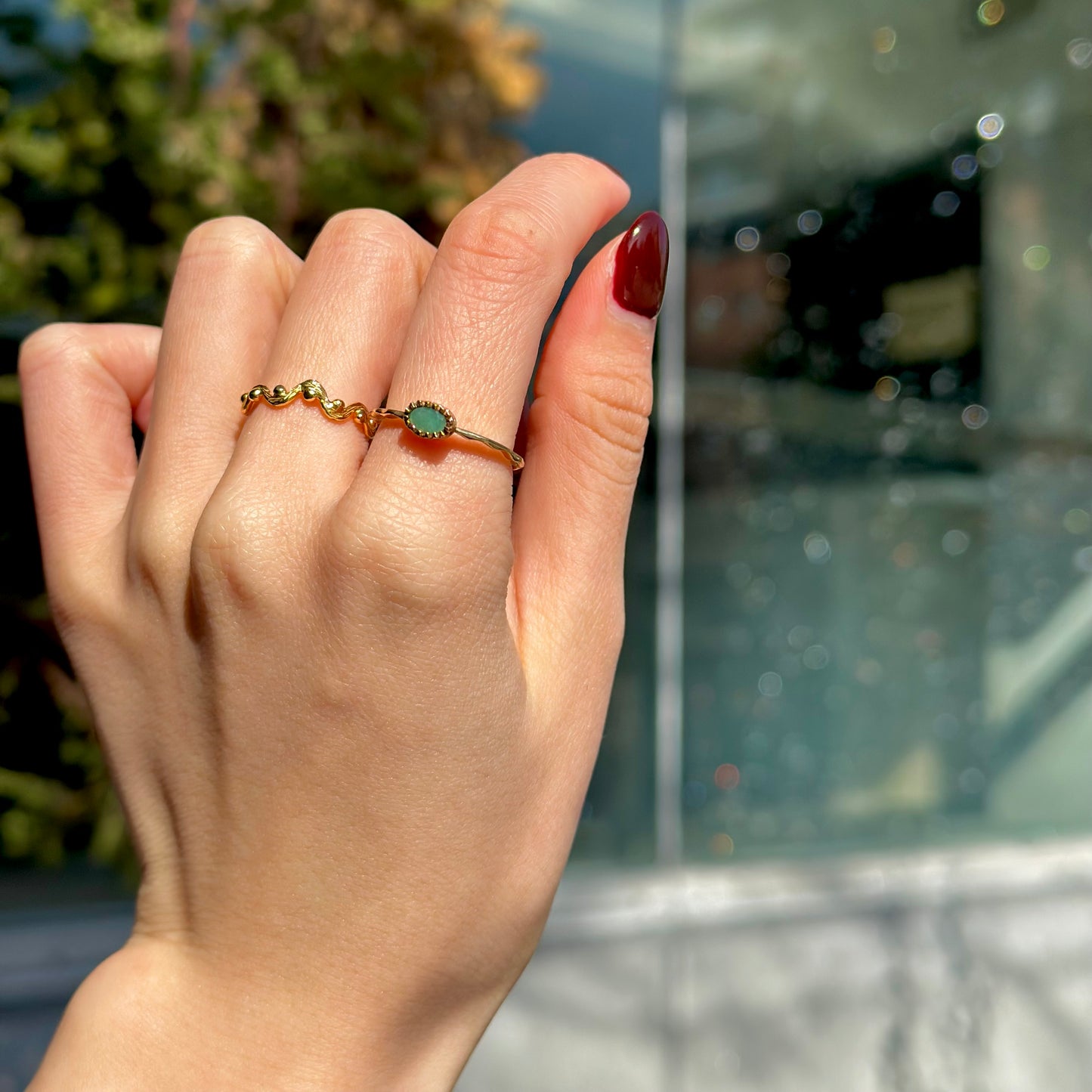 Brass petit ring 50