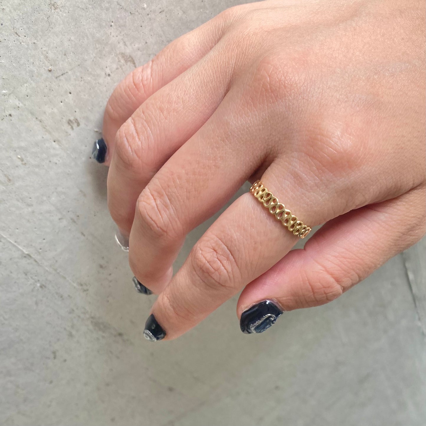 Brass plain ring 17
