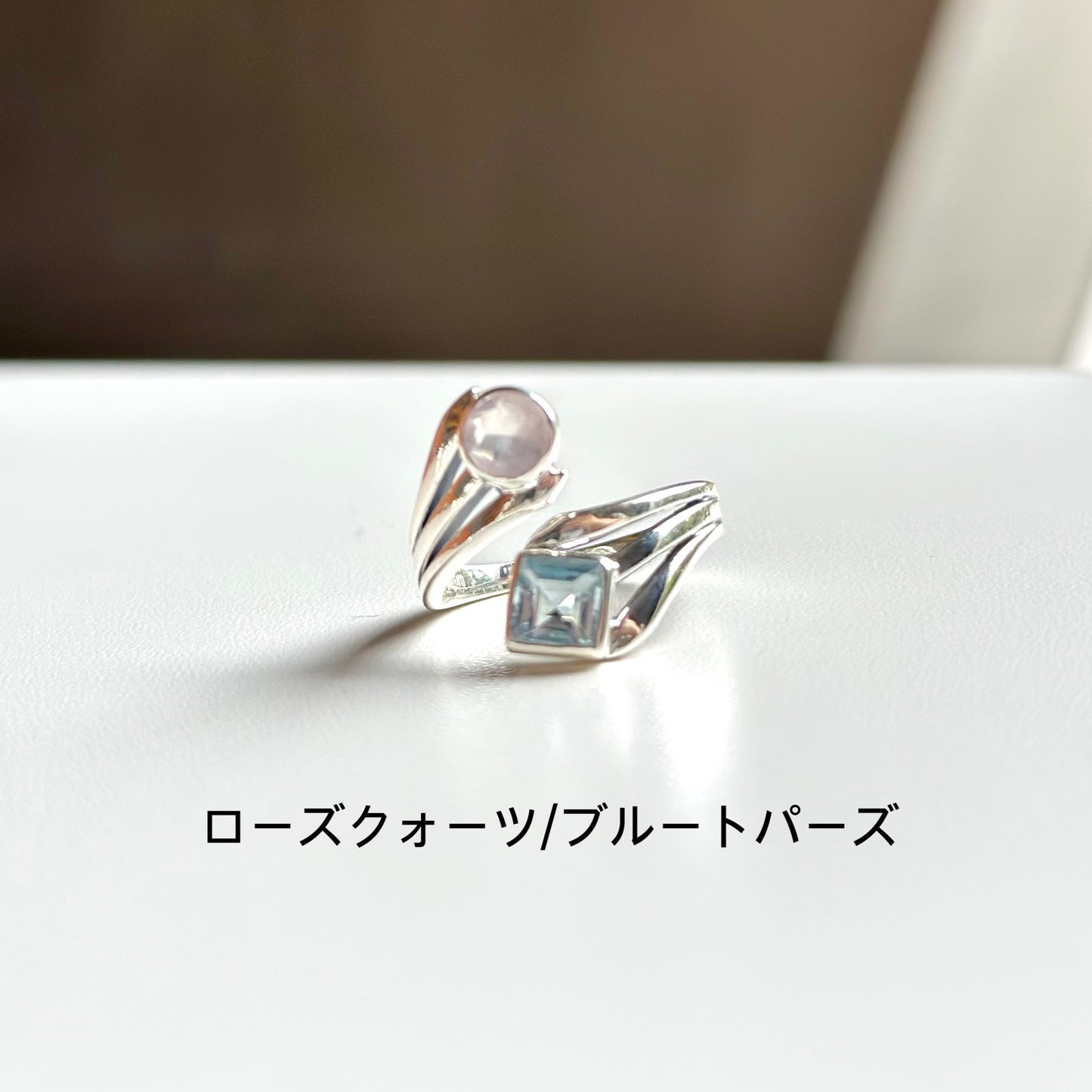 Silver925 2stone ring 13