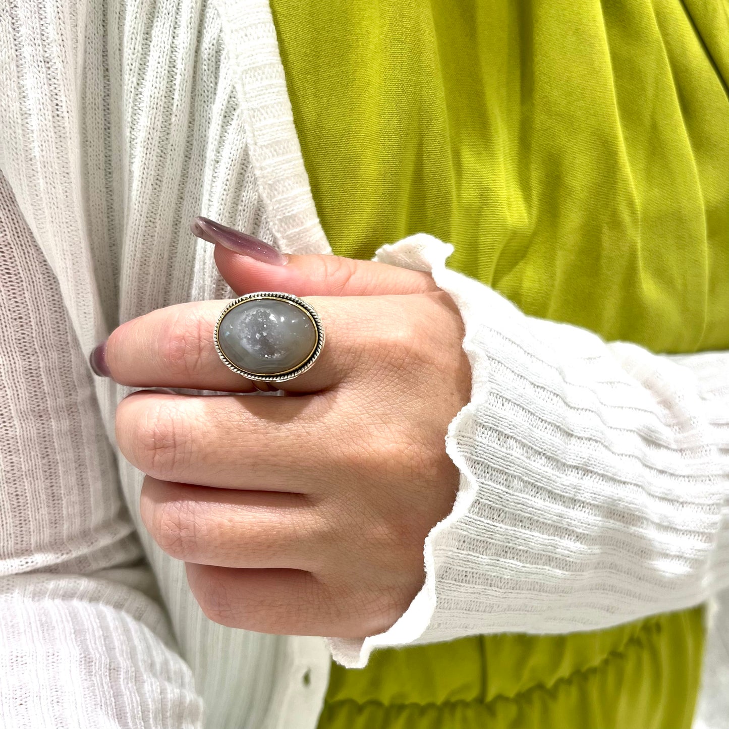 Window druzy ring 2