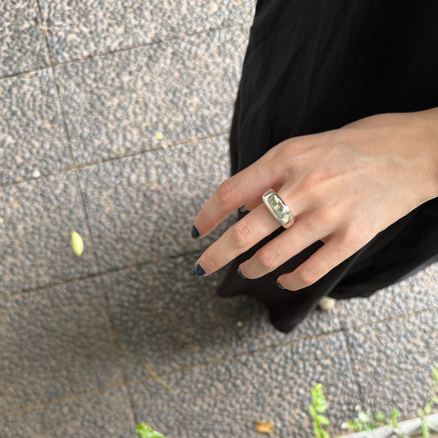 Silver925 plain ring 35