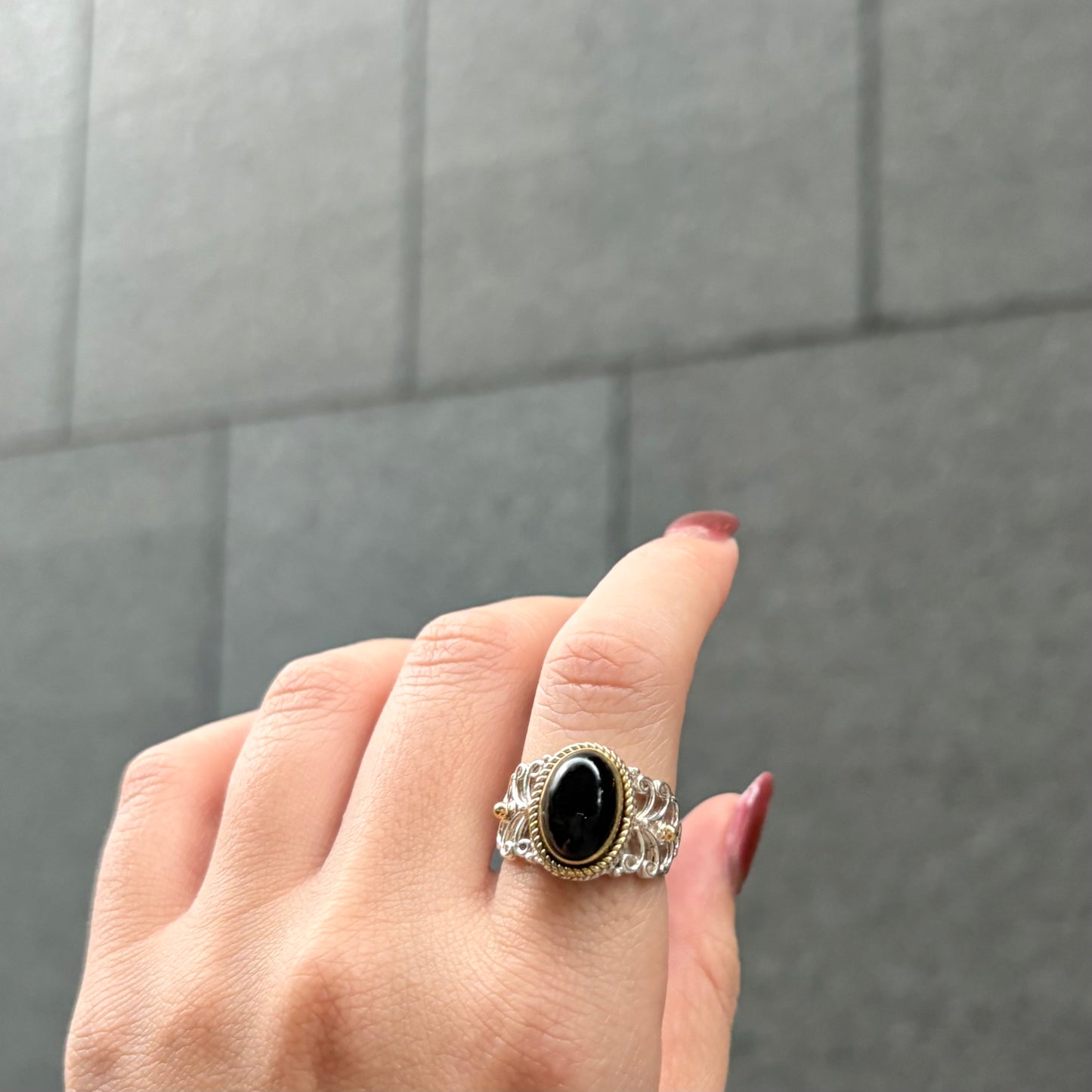Connect ring〈 Black 〉