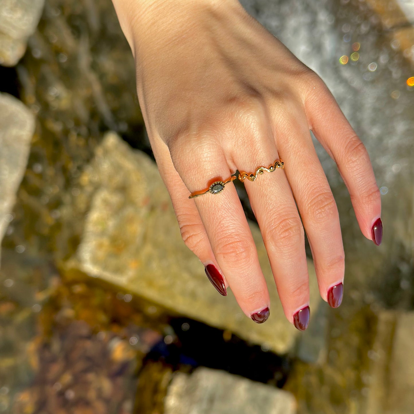 Brass petit ring 50