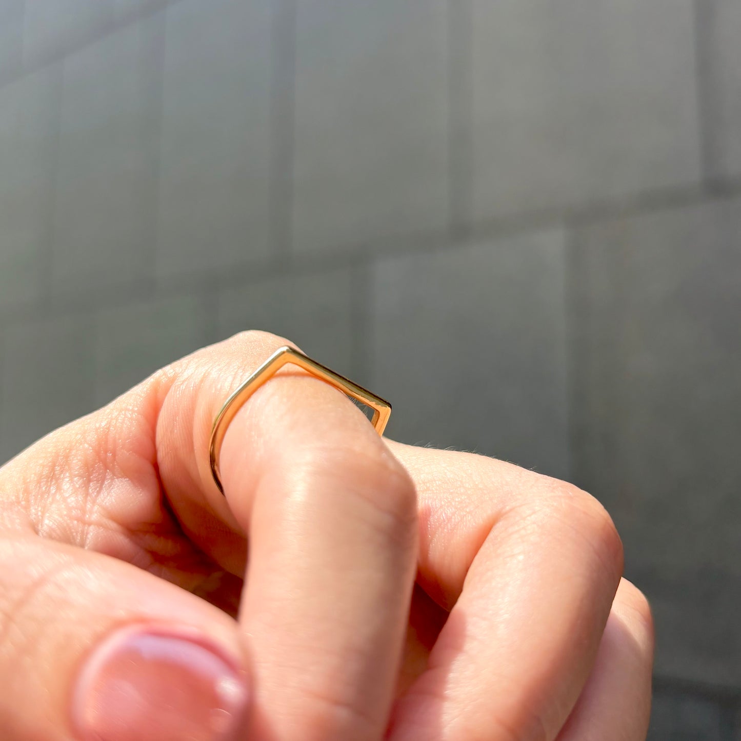 Brass plain ring 21