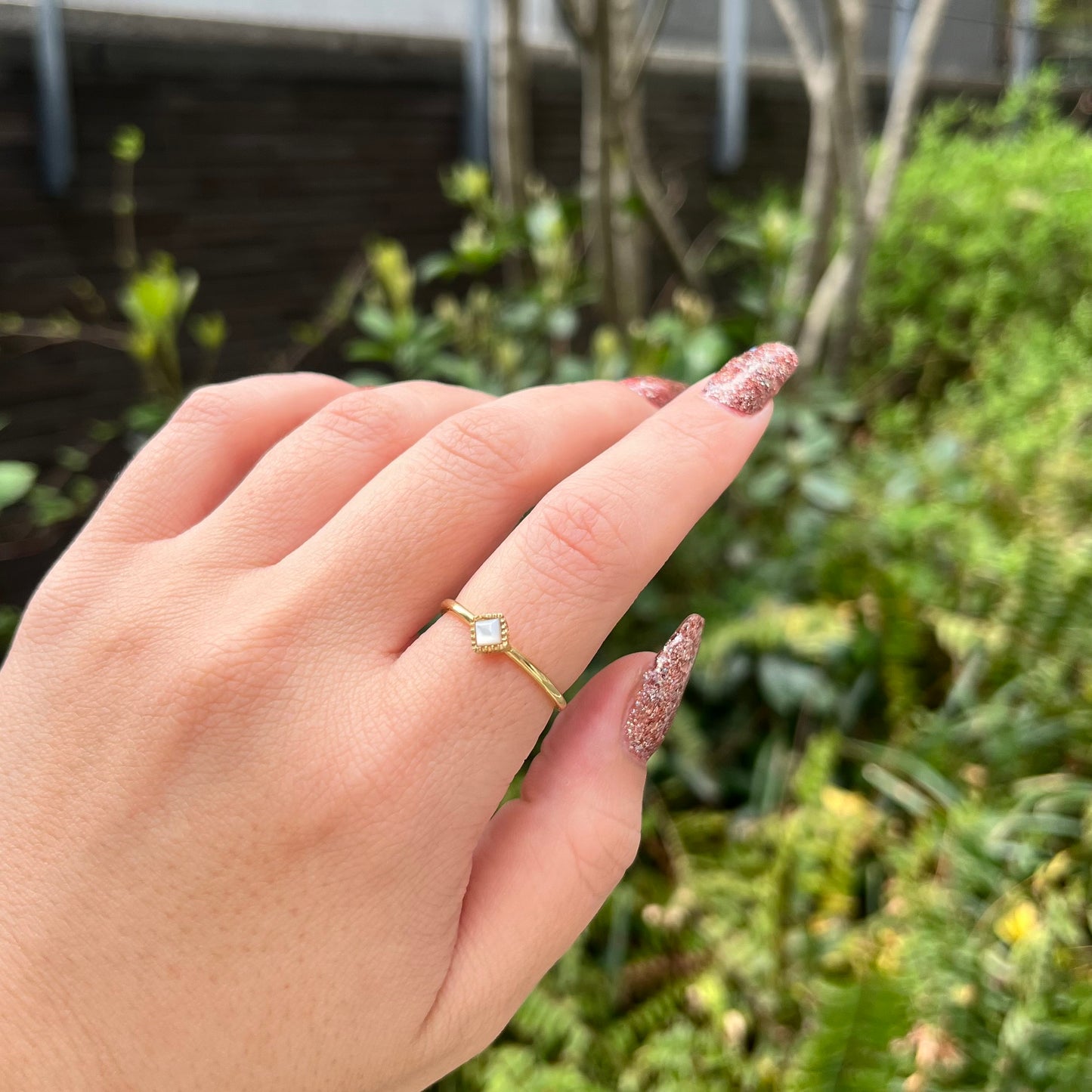Brass petit ring 68