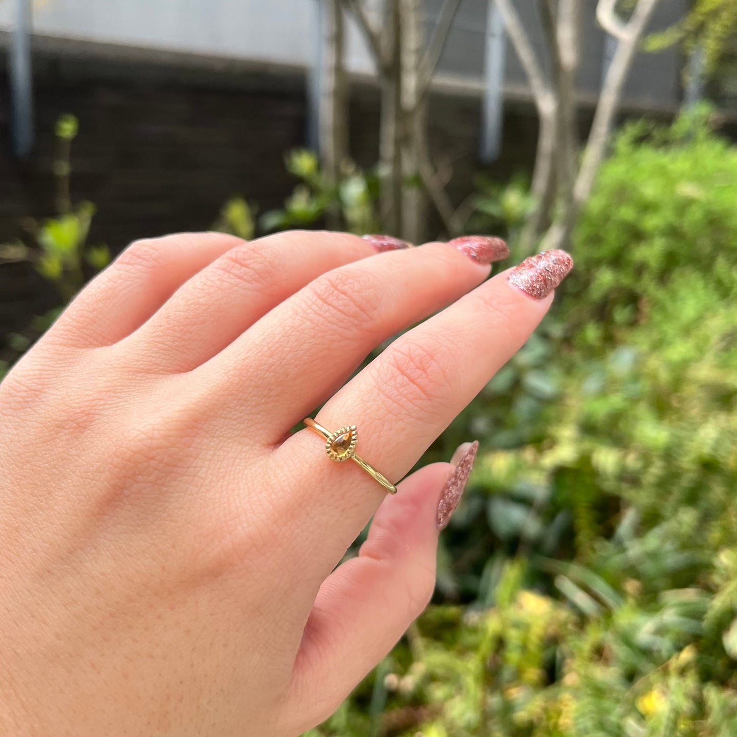 Brass petit ring 69