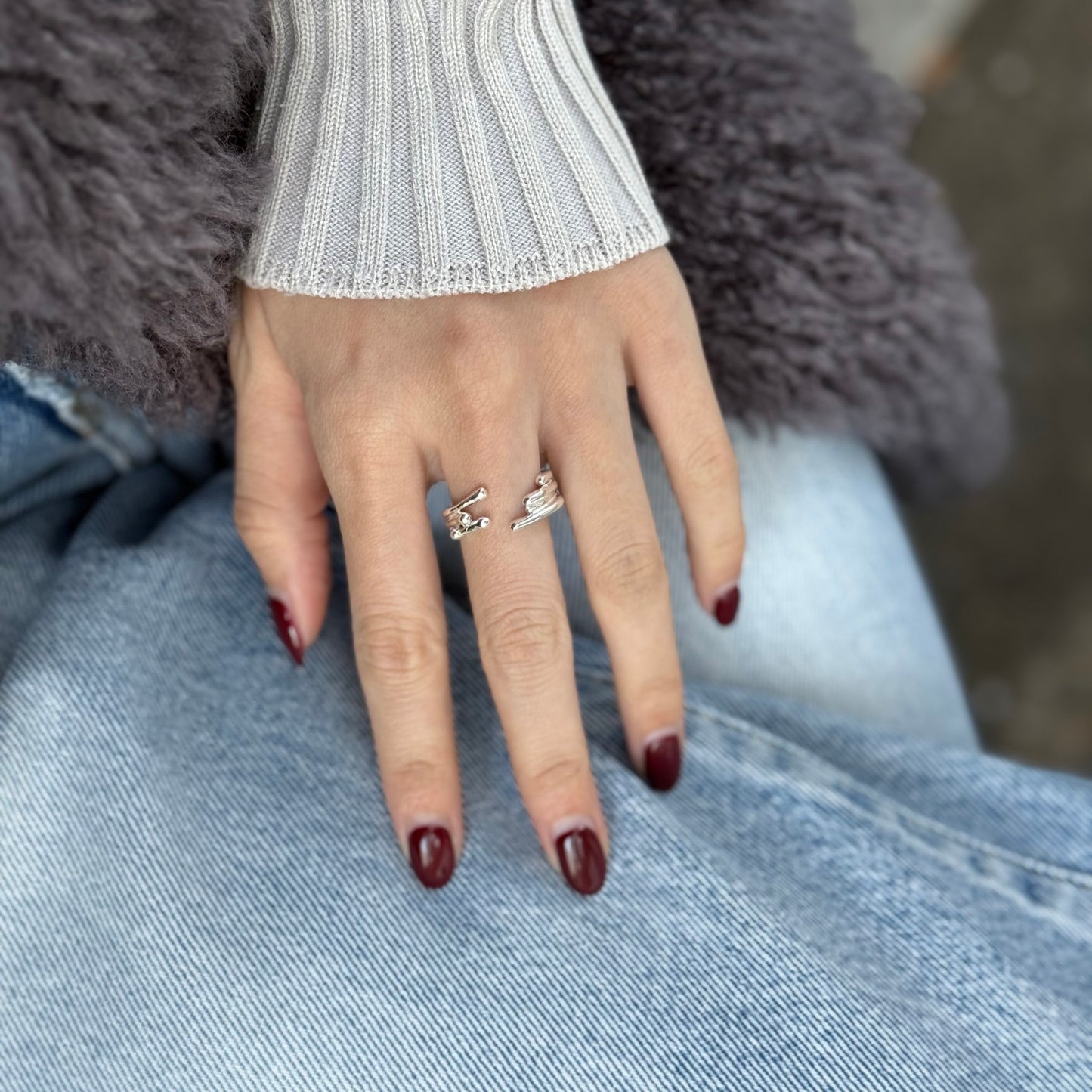 Silver925 plain ring 103