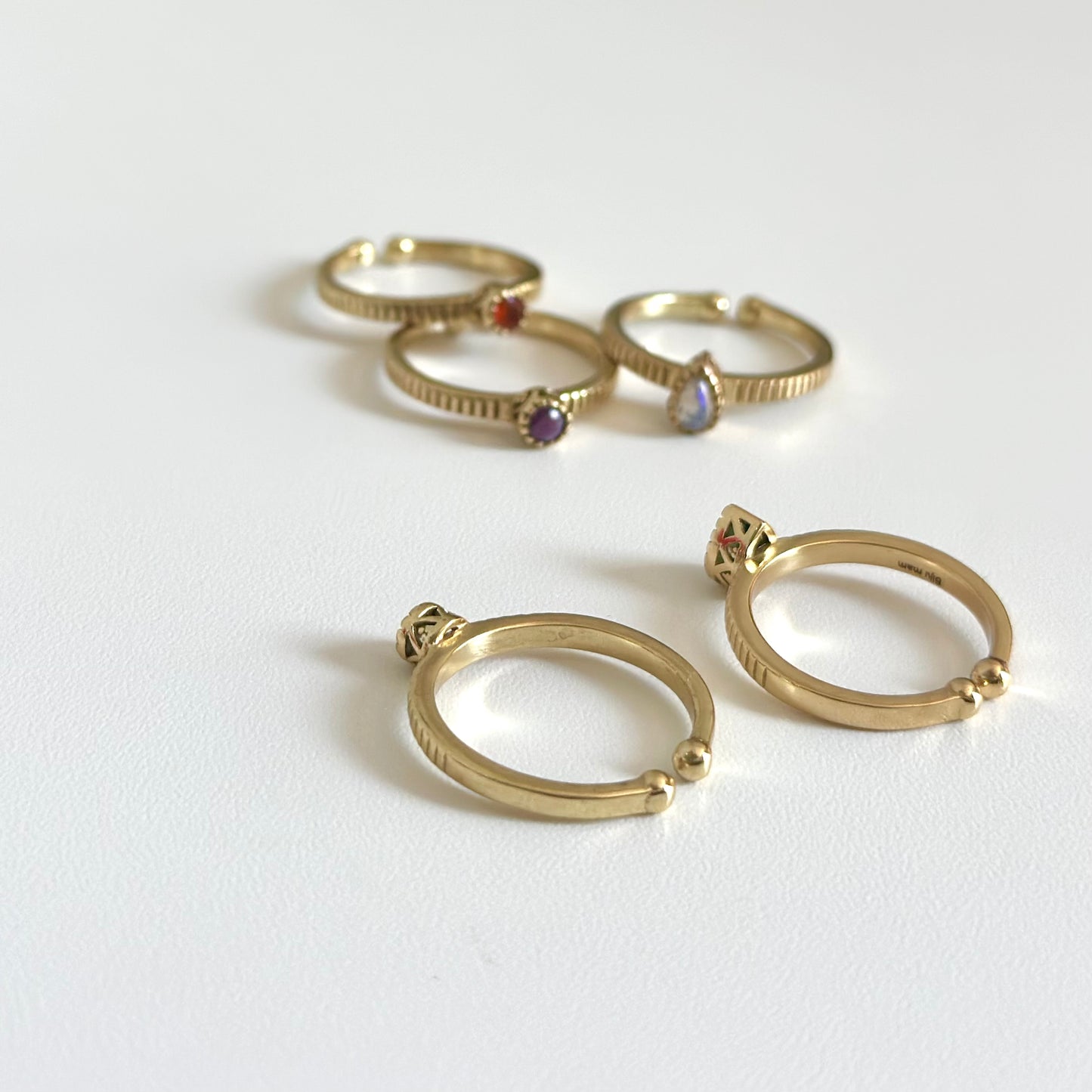 Brass petit ring 13