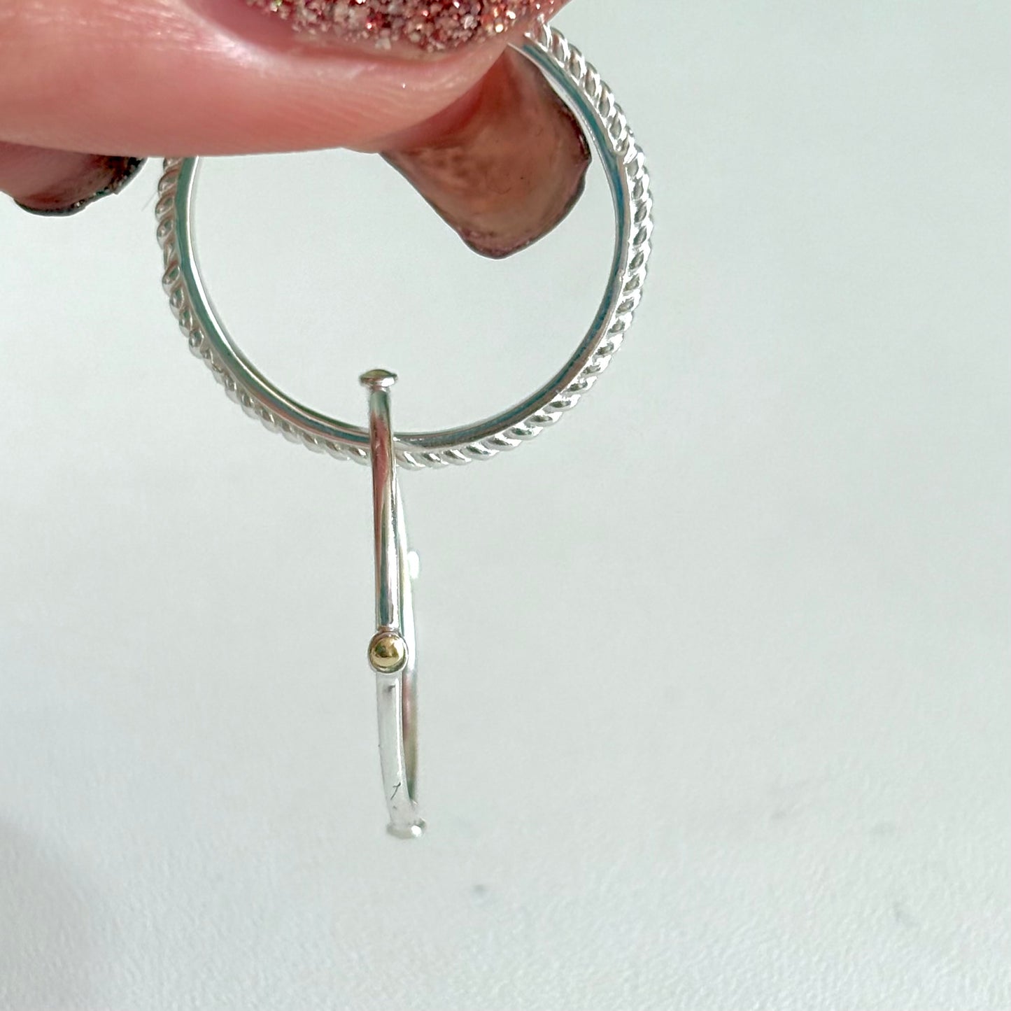 【Biju mam poco】Silver925×18K plain ring