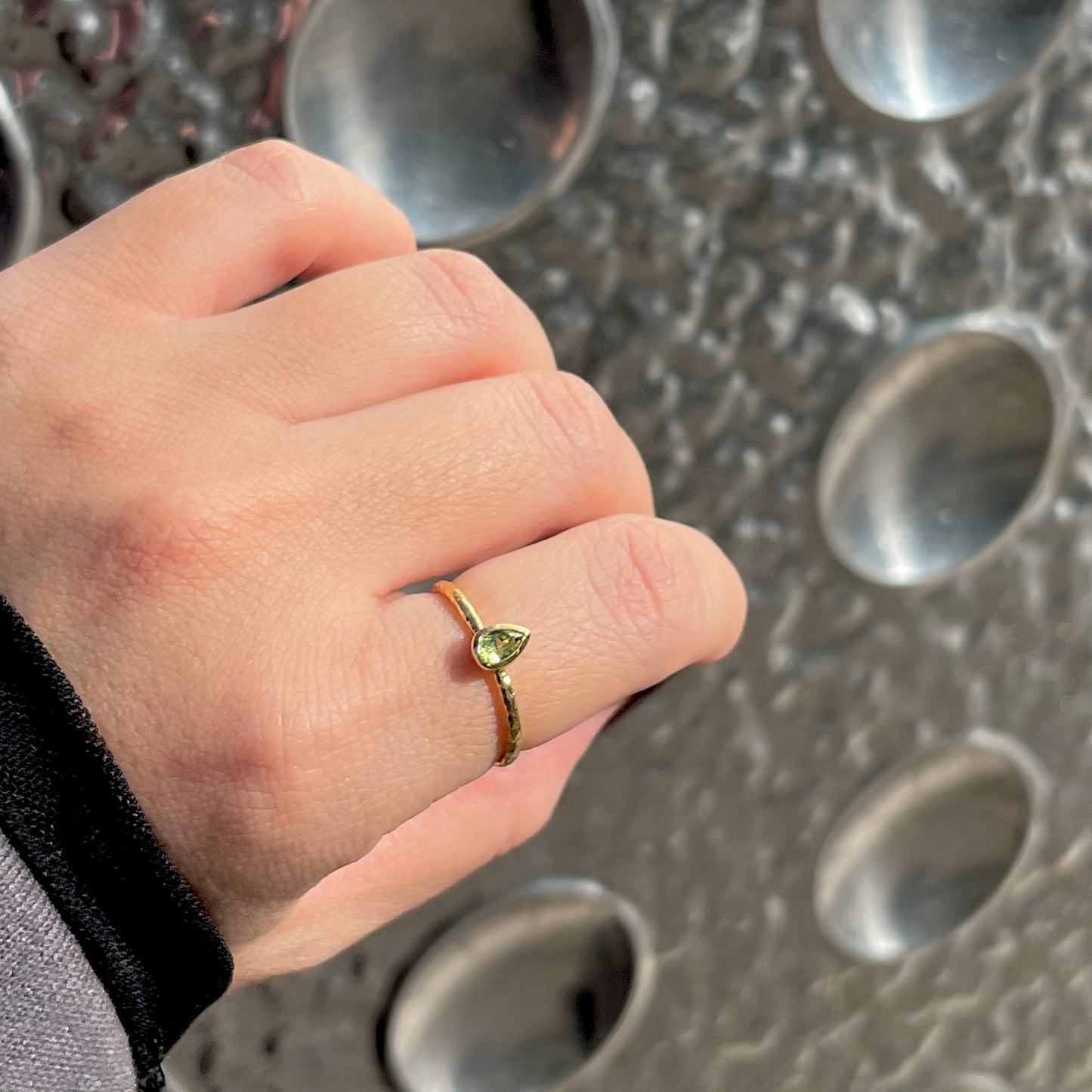 Brass petit ring 42