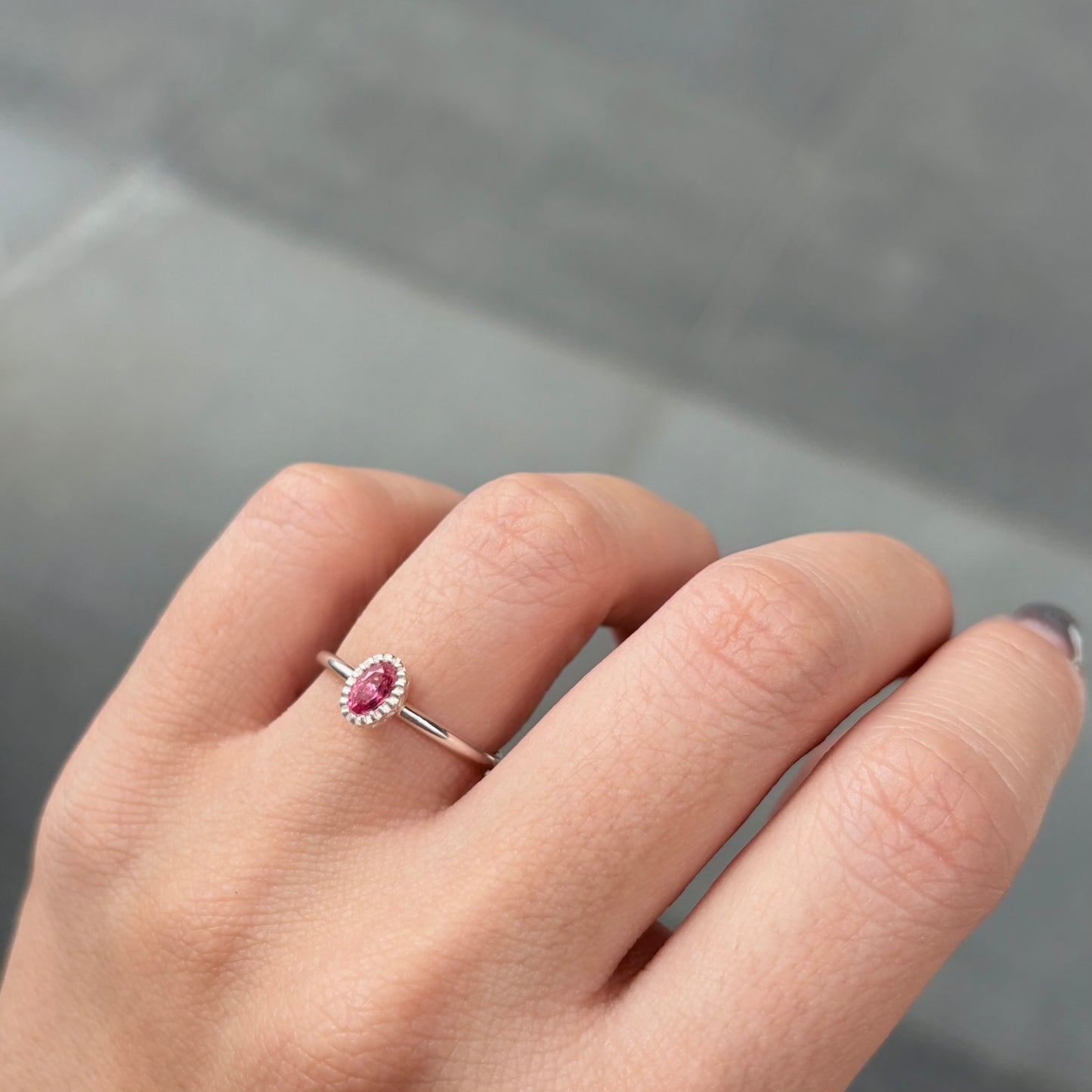 Silver925 petit ring 8