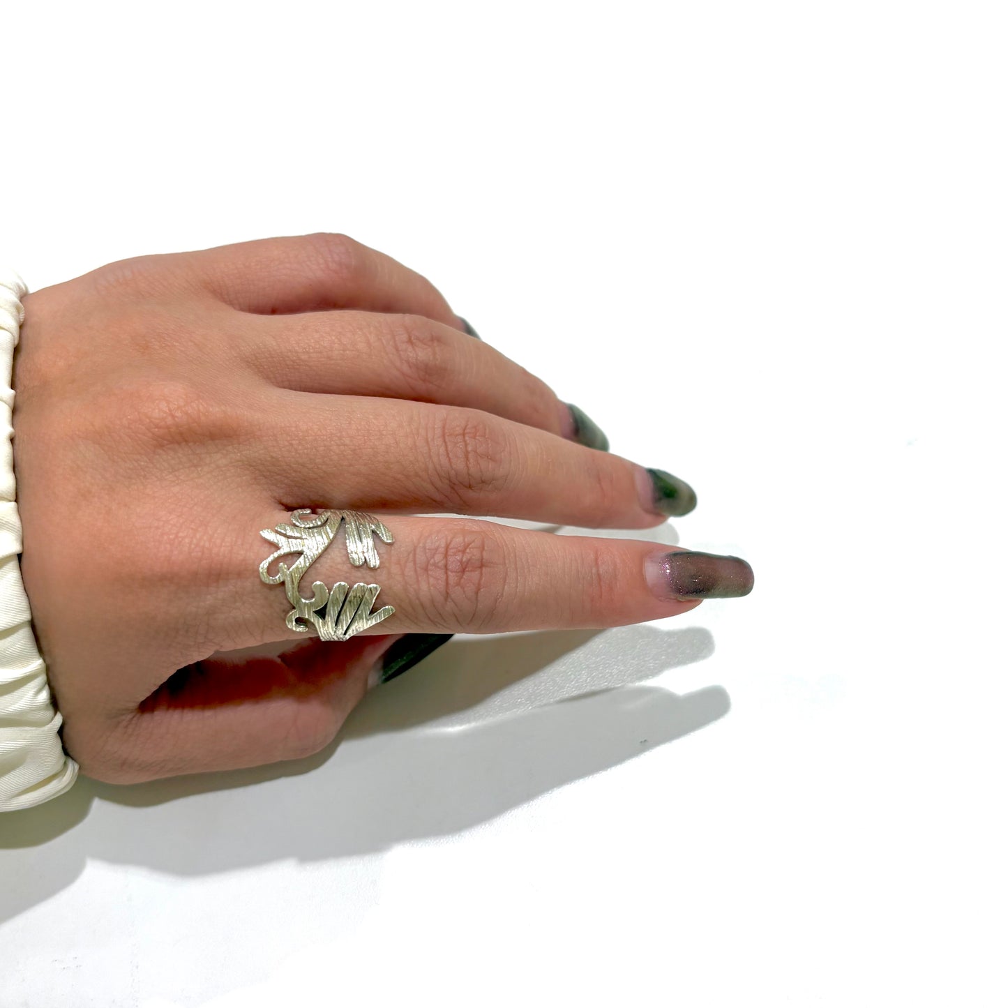 Silver925 plain ring 43
