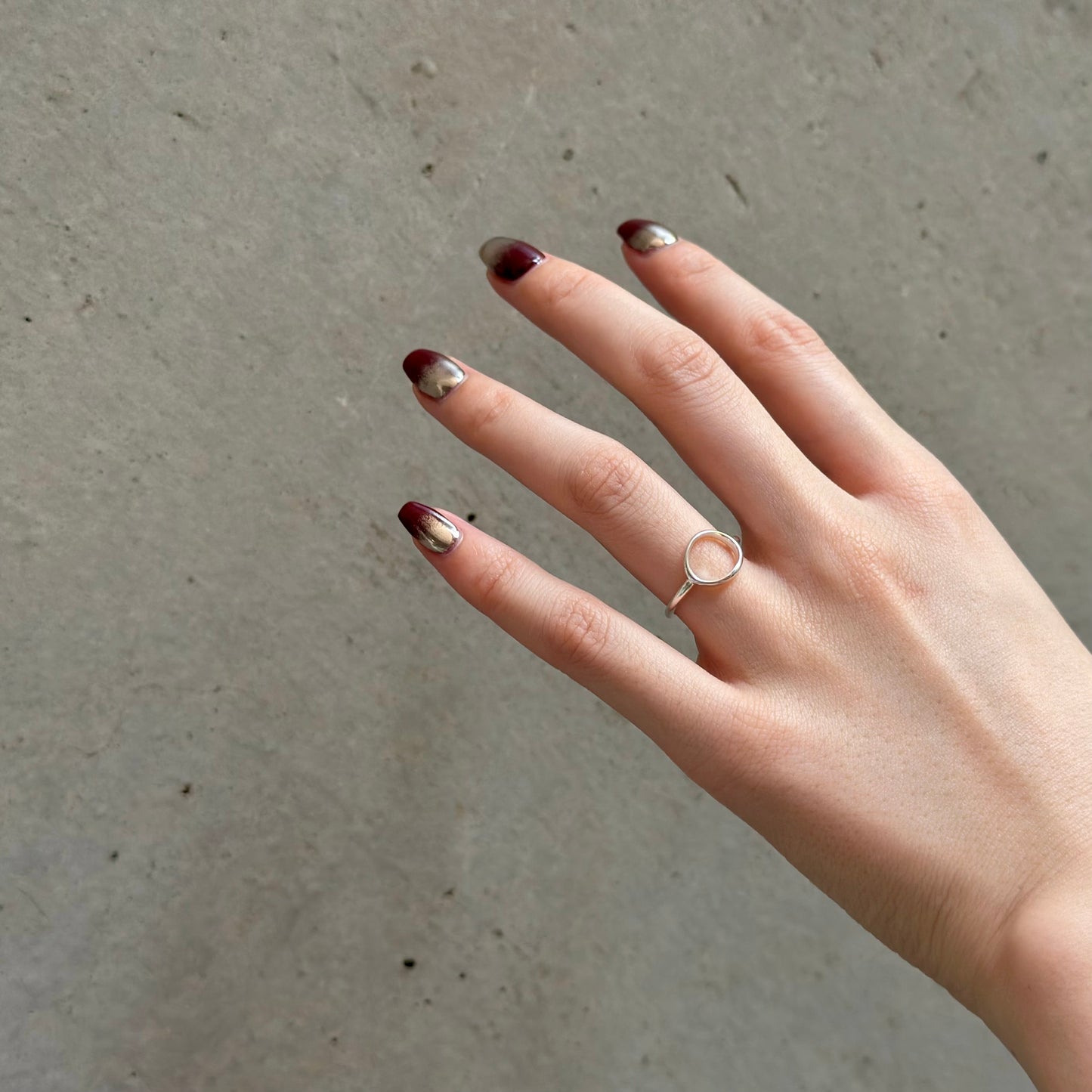 Silver925 plain ring 76