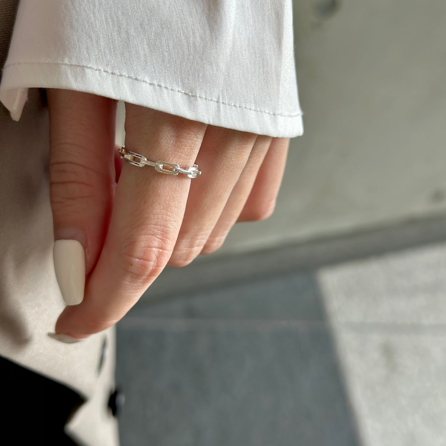 Silver925 plain ring 83