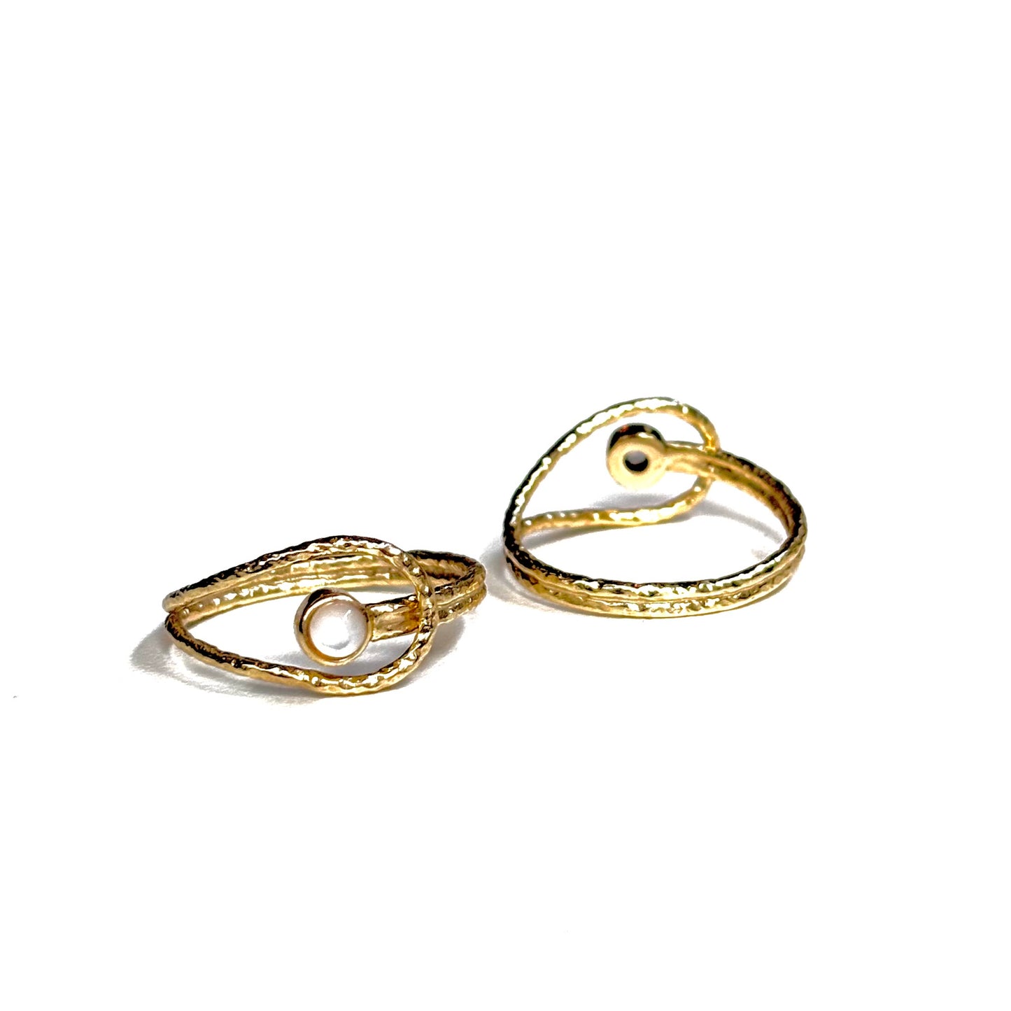 Brass design ring 7