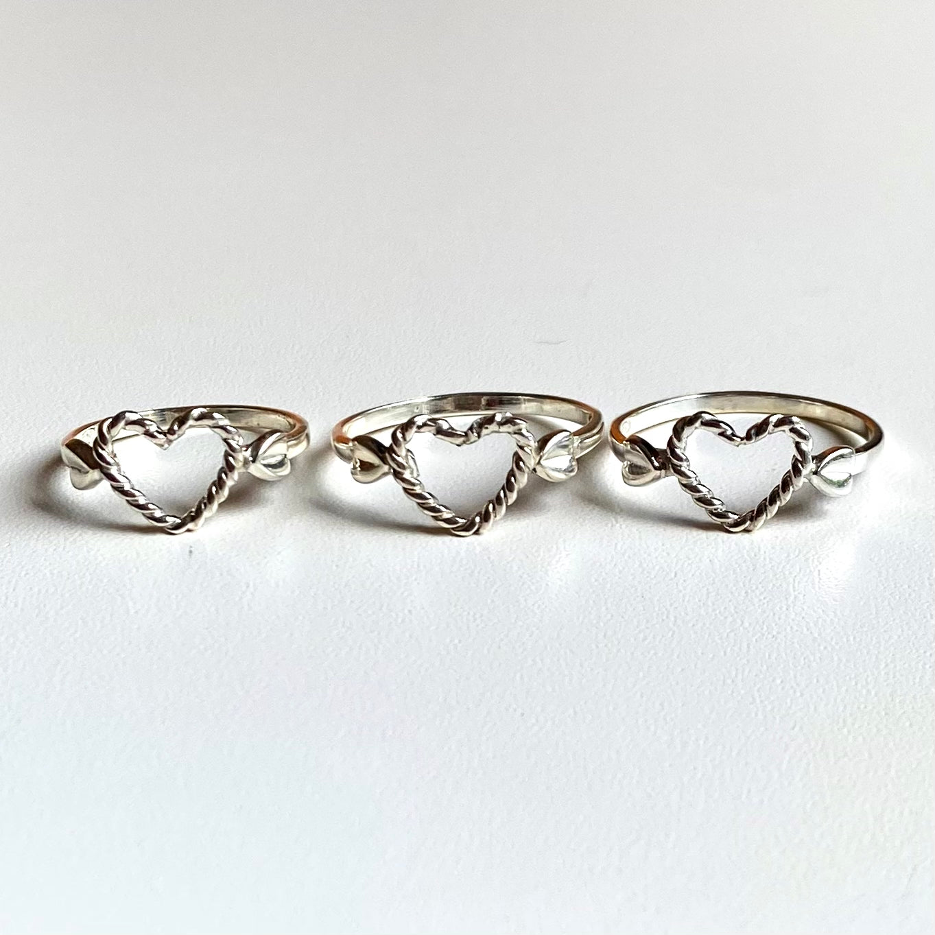 Heart plain ring 3
