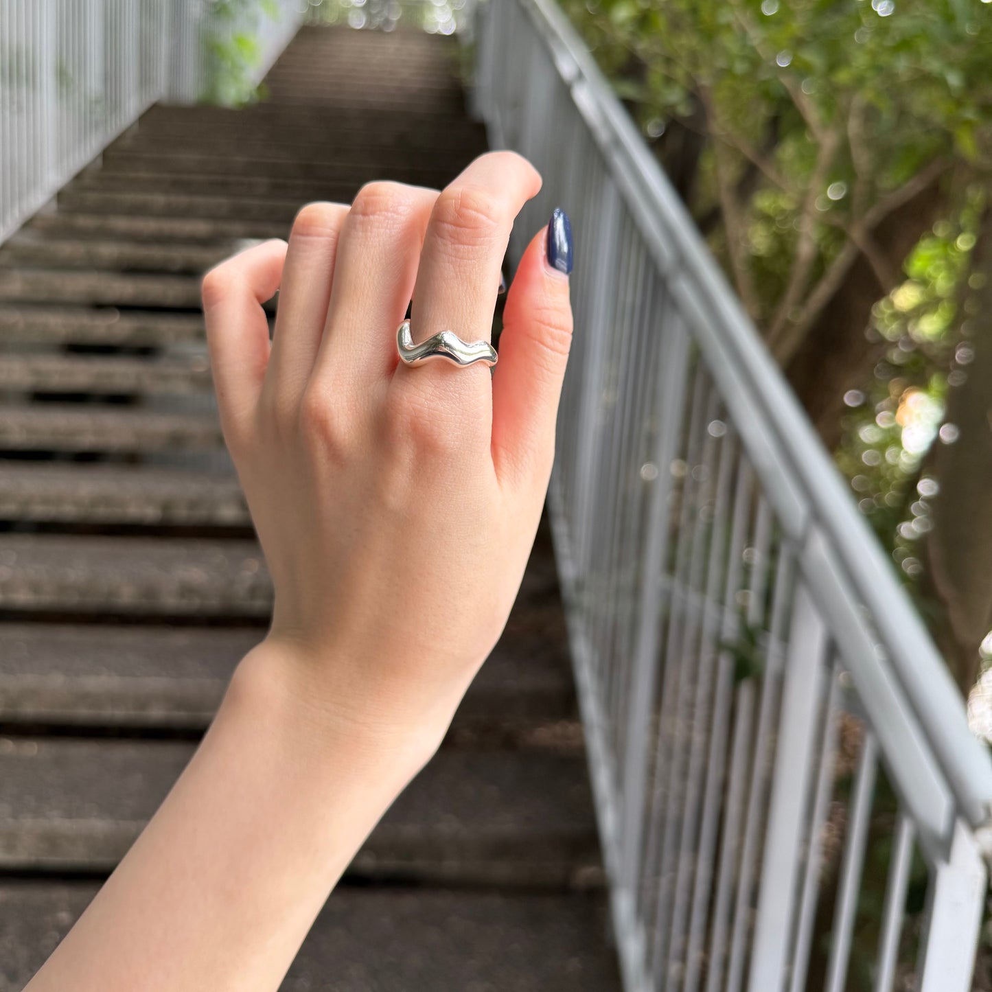 Silver925 plain ring 34