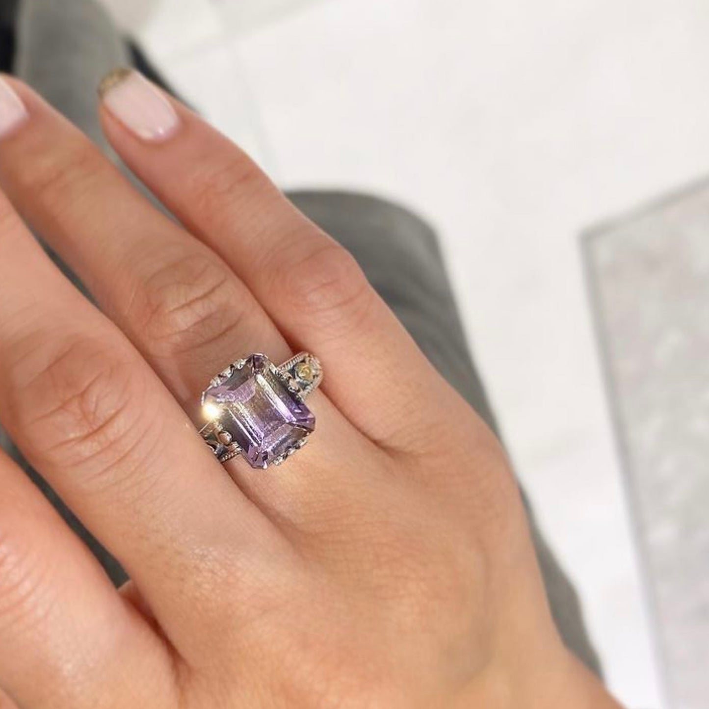【poco】SHIBUYA limited ametrine ring 2