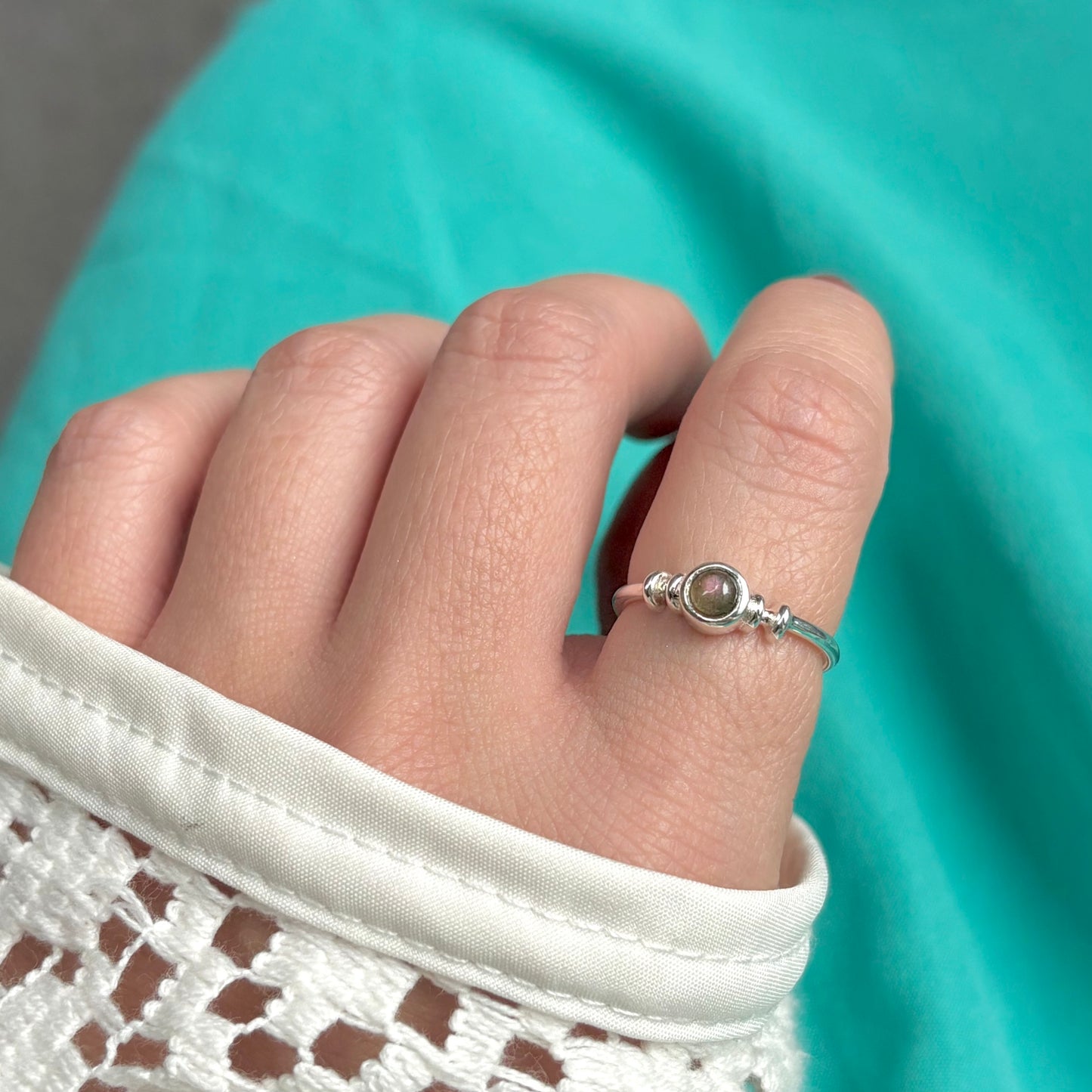 Silver925 design ring 70