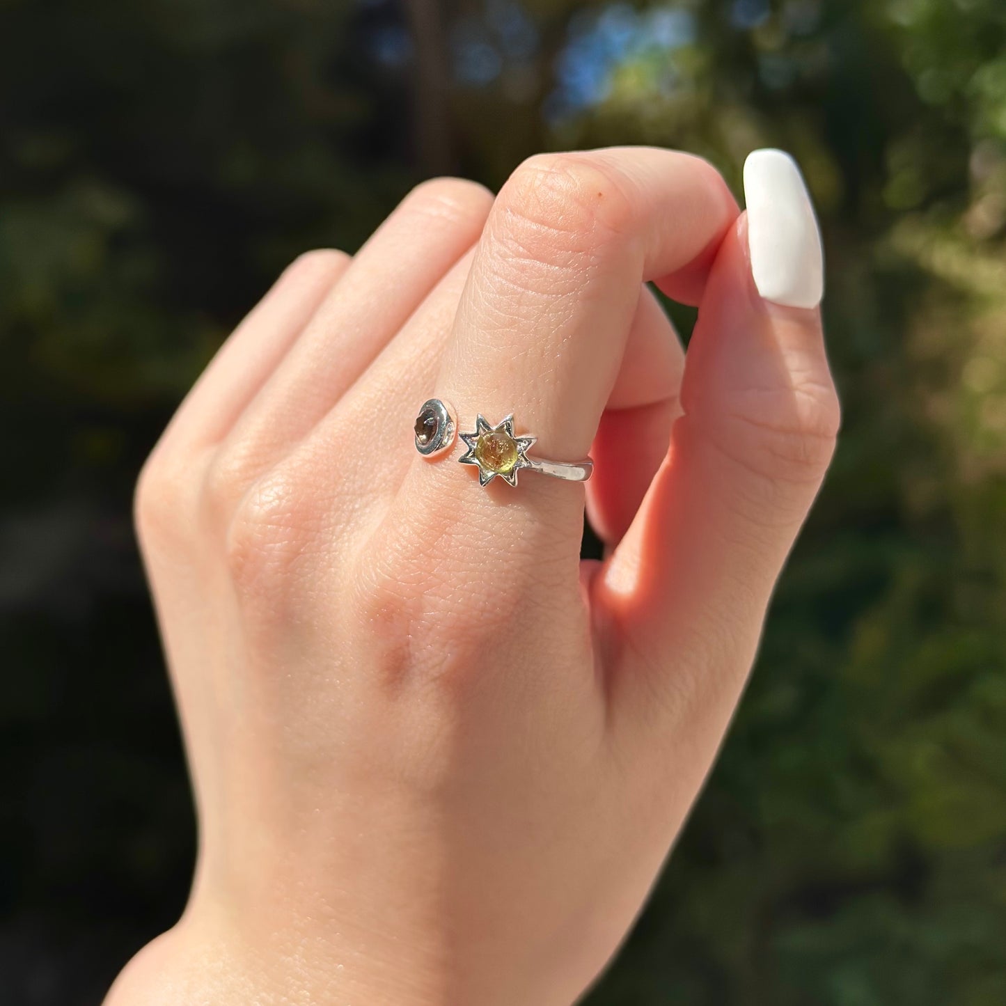 Silver925 2stone ring 5