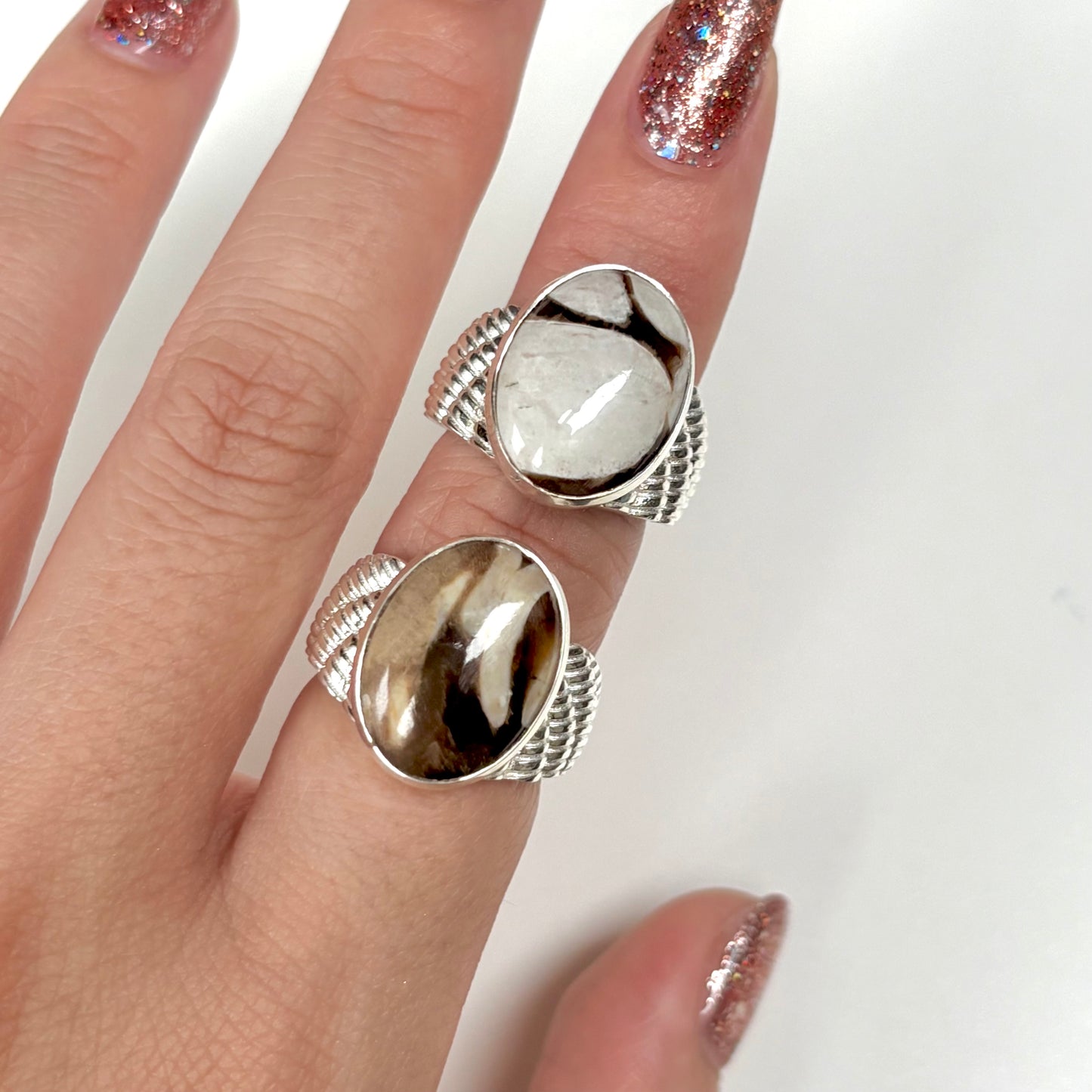 Silver925 design ring 67