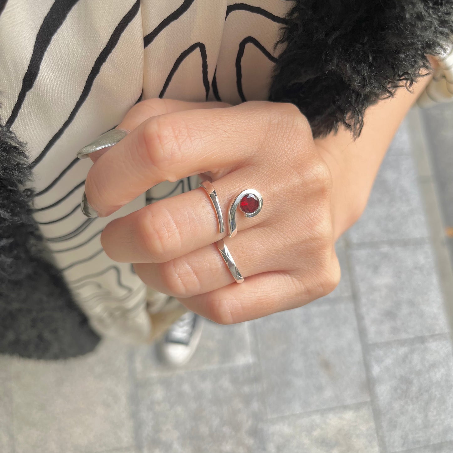 Silver925 design ring 37