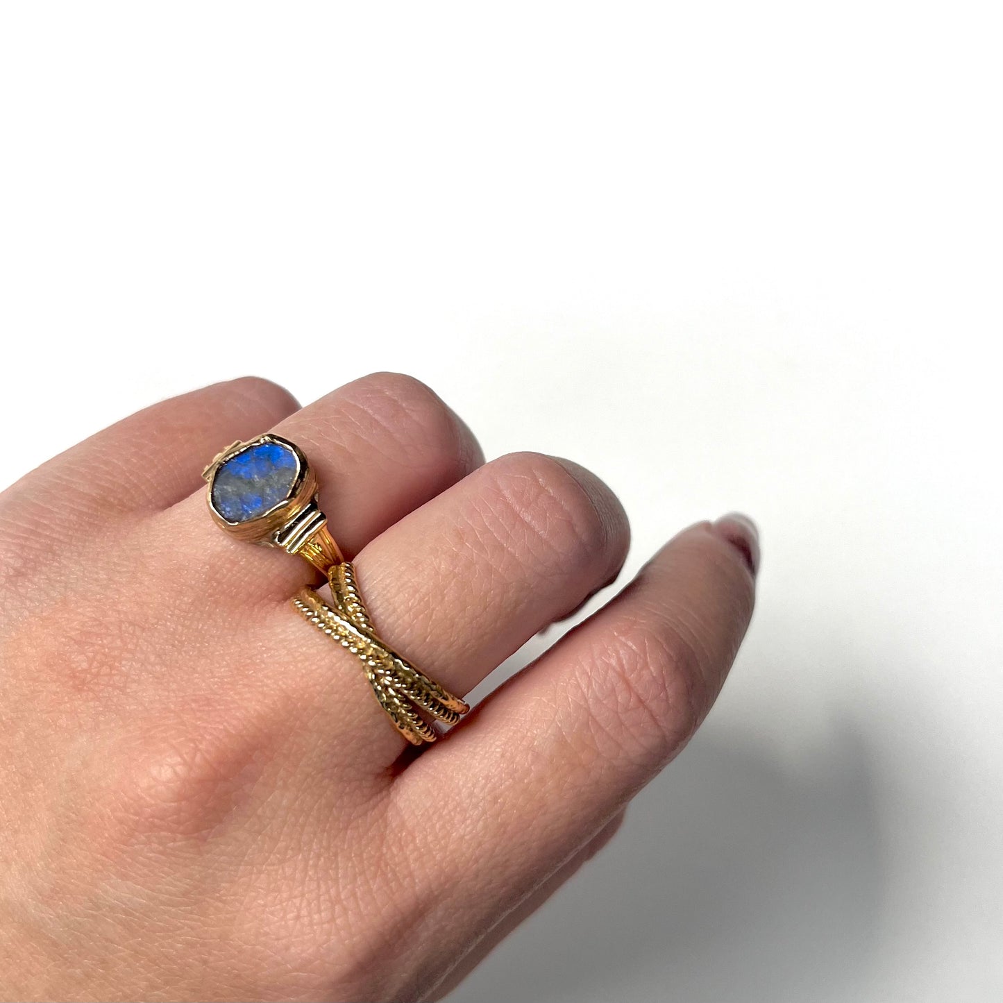 Brass design ring 4