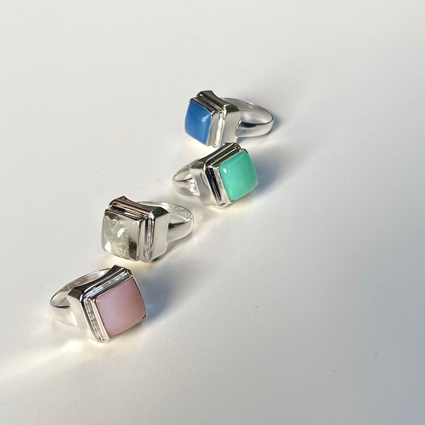 Silver925 square ring 9