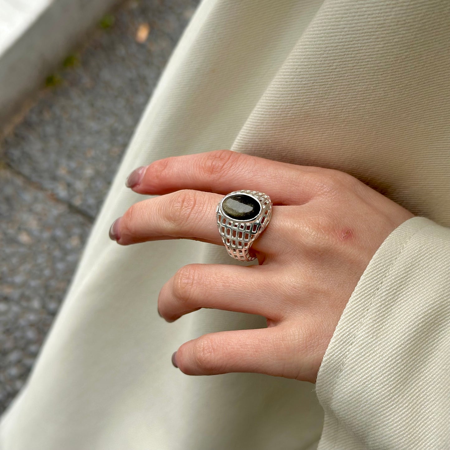 Silver925 design ring 69