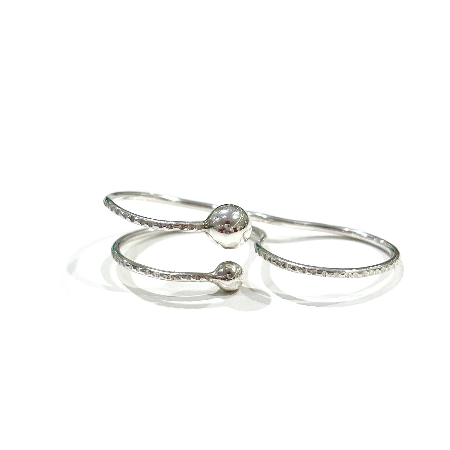 Silver925 2finger ring