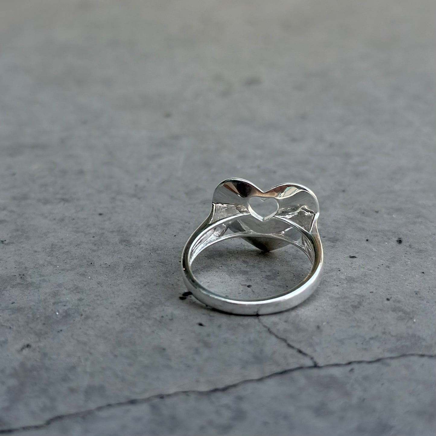 Heart plain ring 47