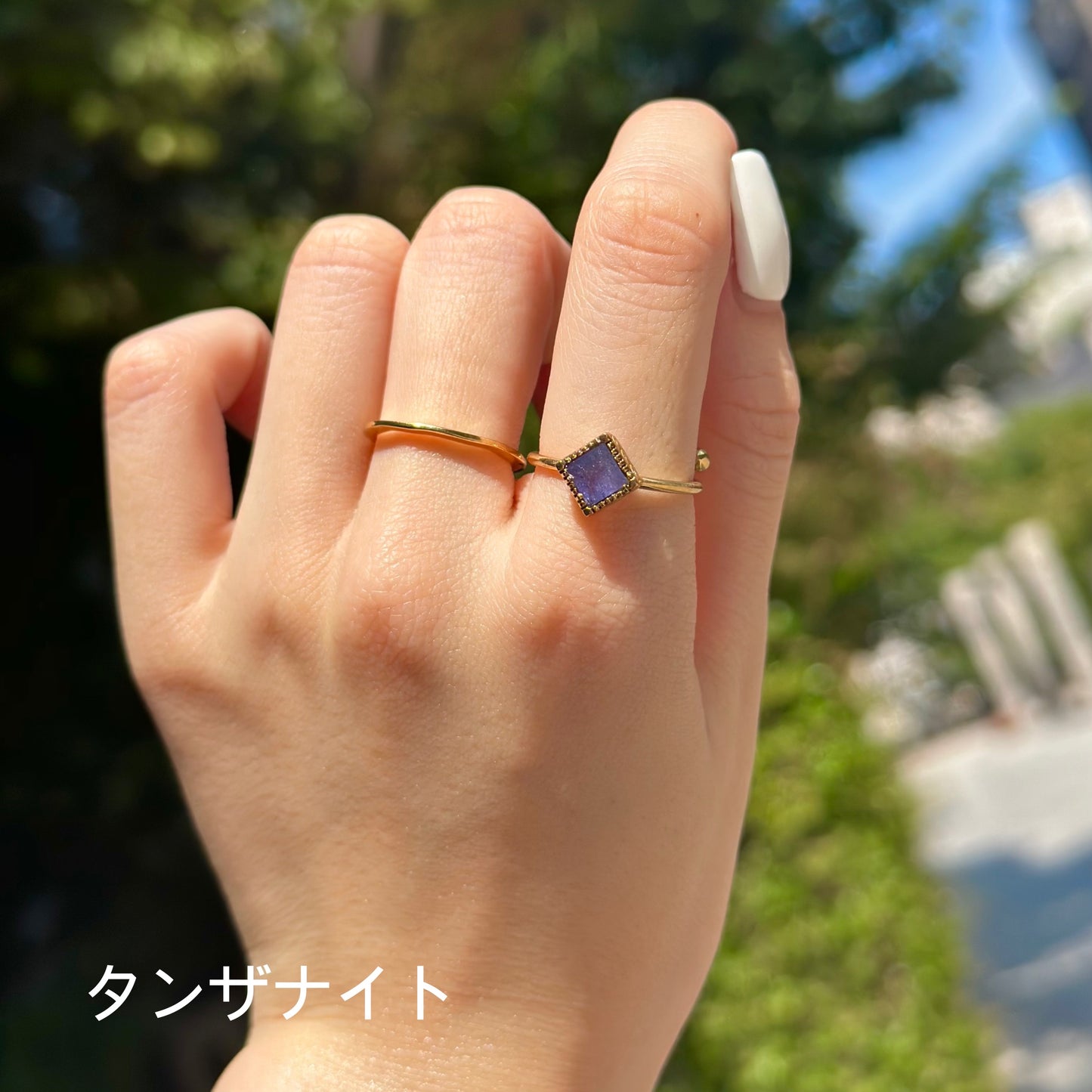Brass petit ring 8