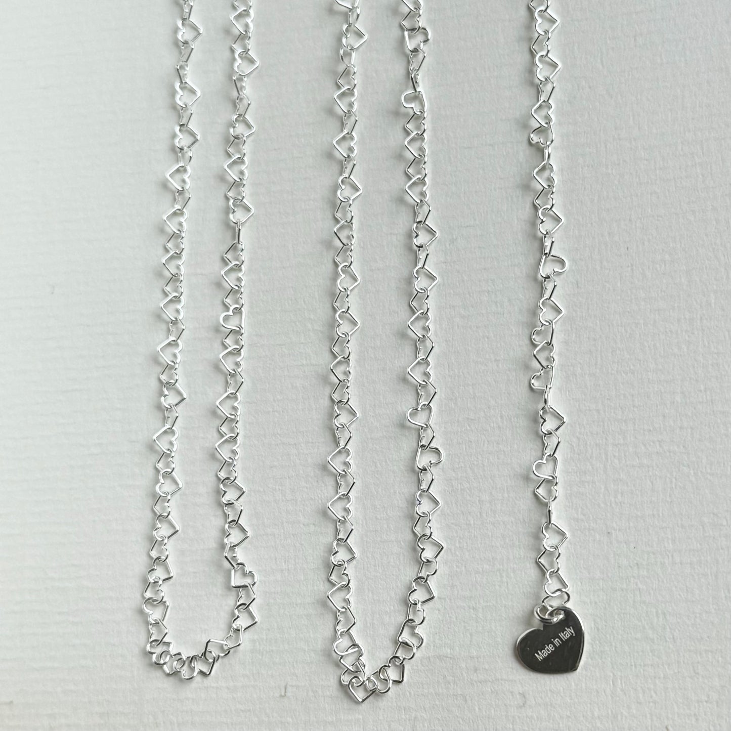 Italian chain necklace〈Heart〉1