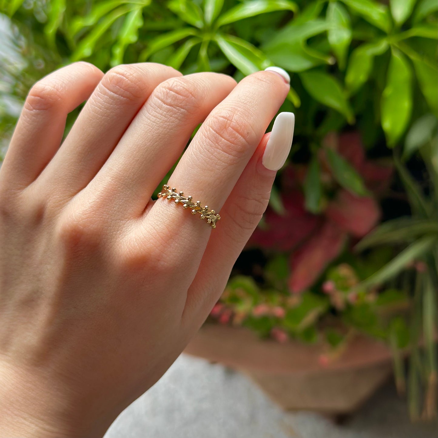 Brass plain ring 15