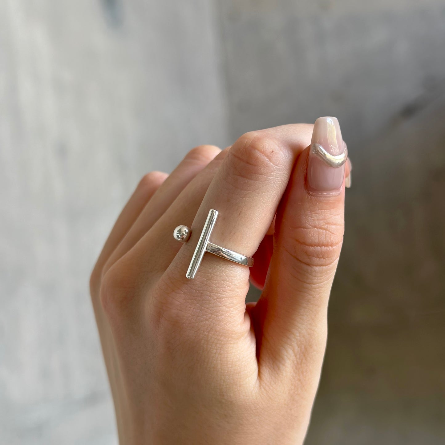 Silver925 plain ring 62