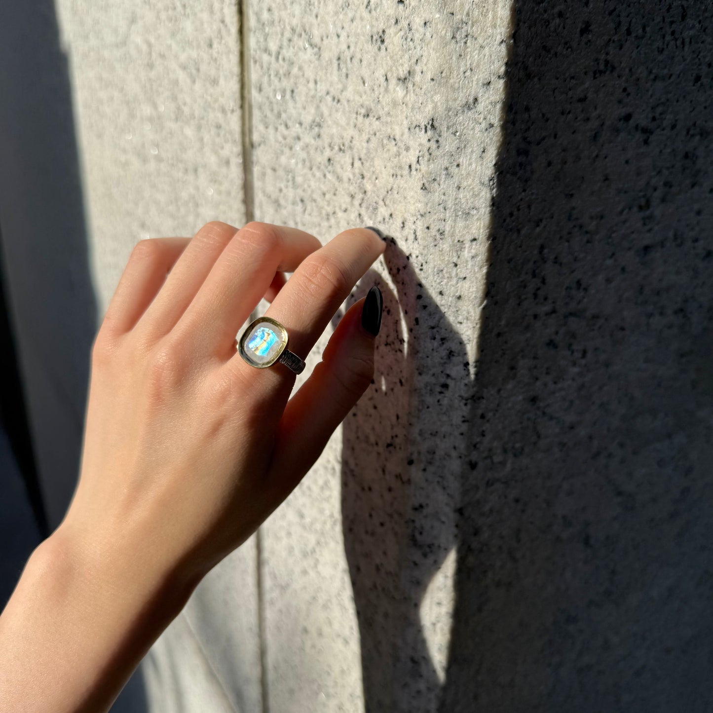 Silver925×Brass design ring 10