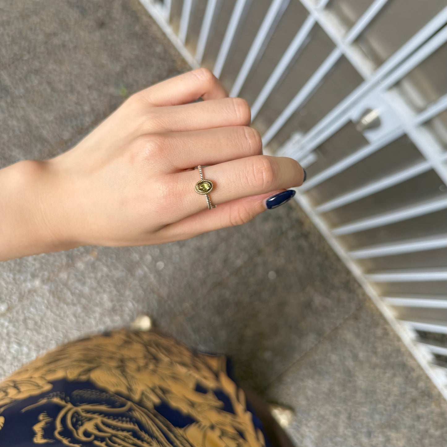 Silver925×Brass petit ring 2