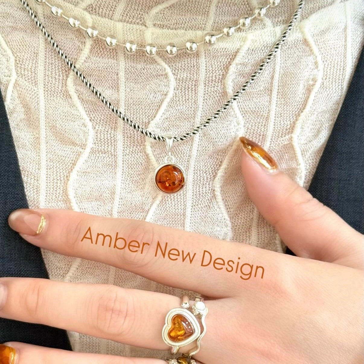 Amber charm