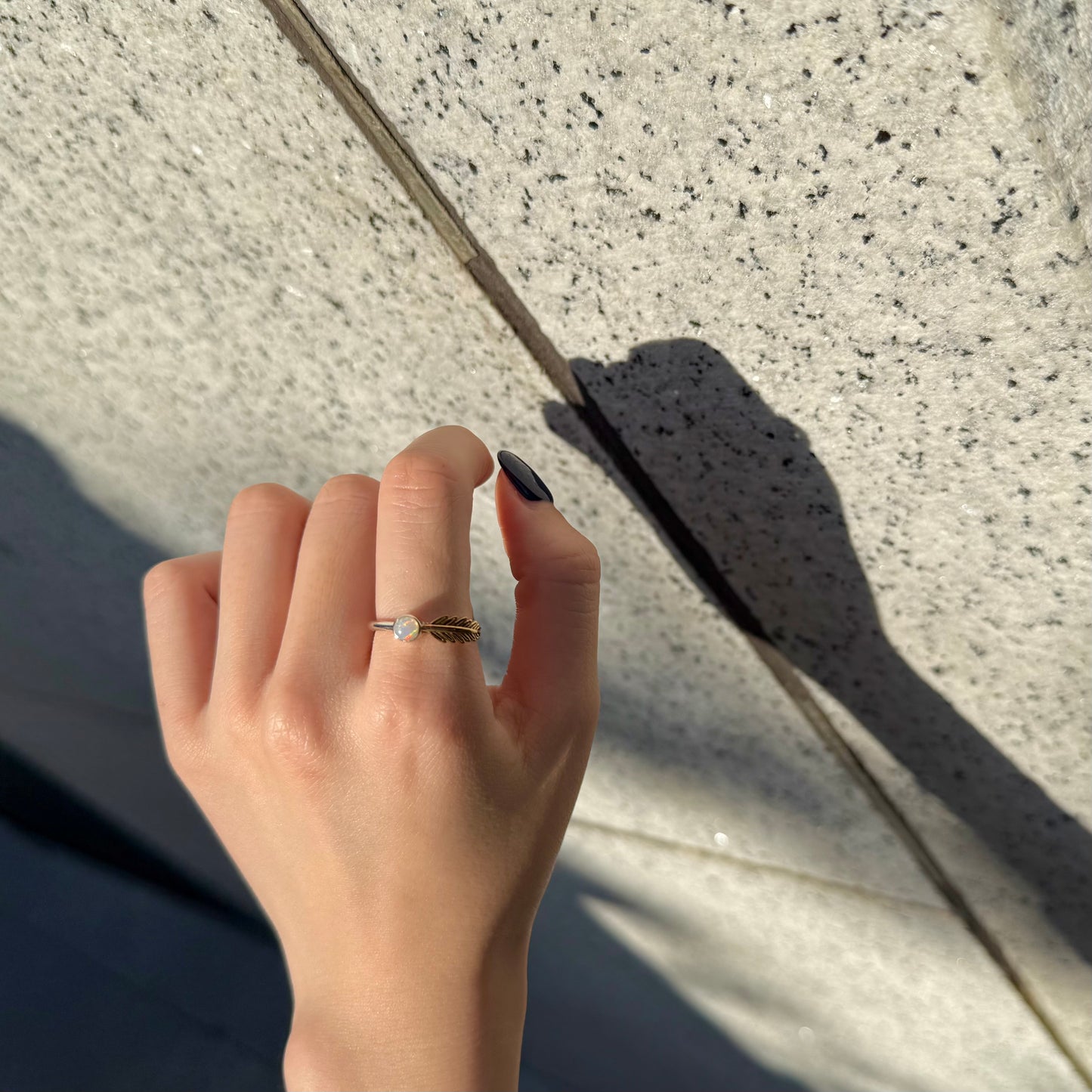 Feather design ring 1