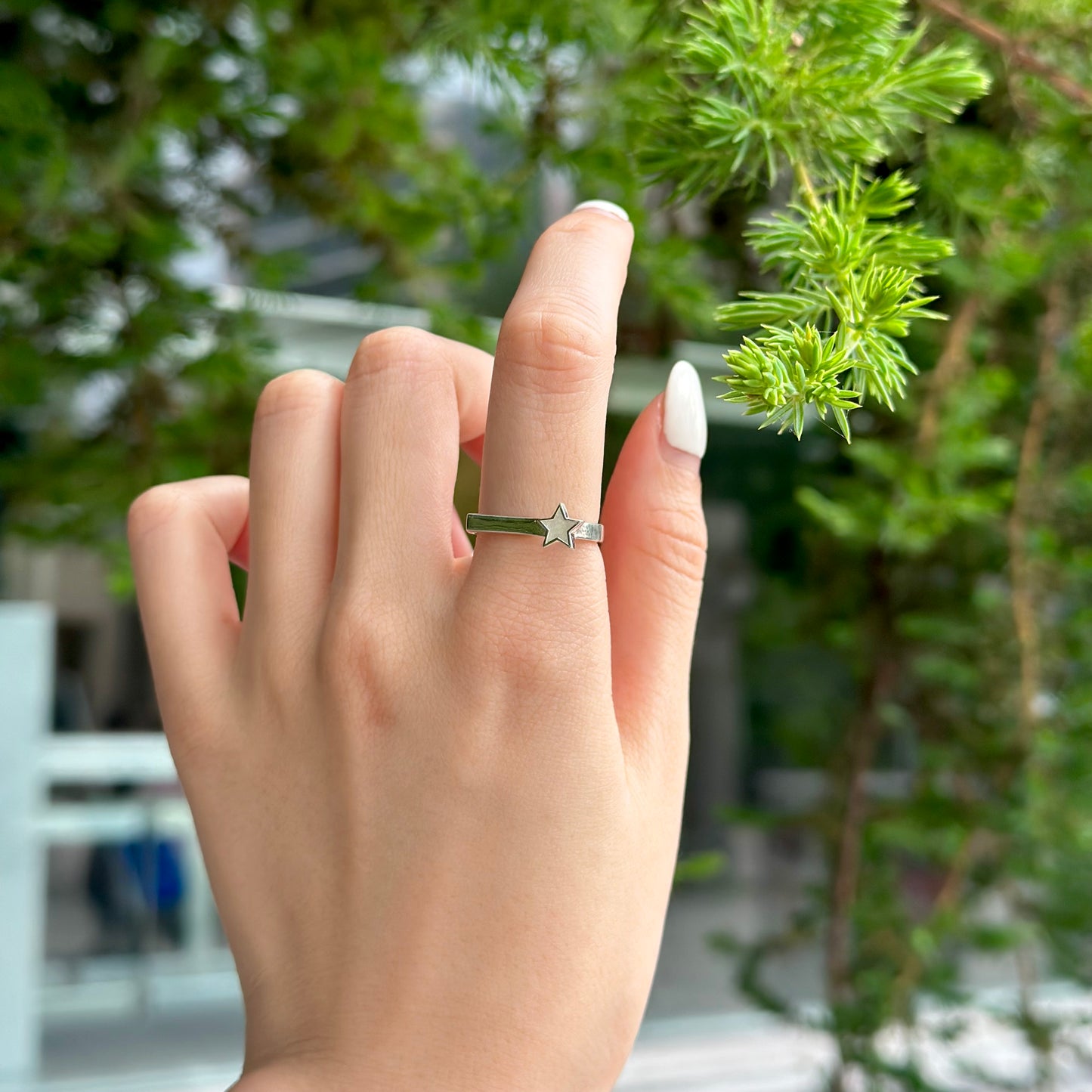 Star enamel ring 2