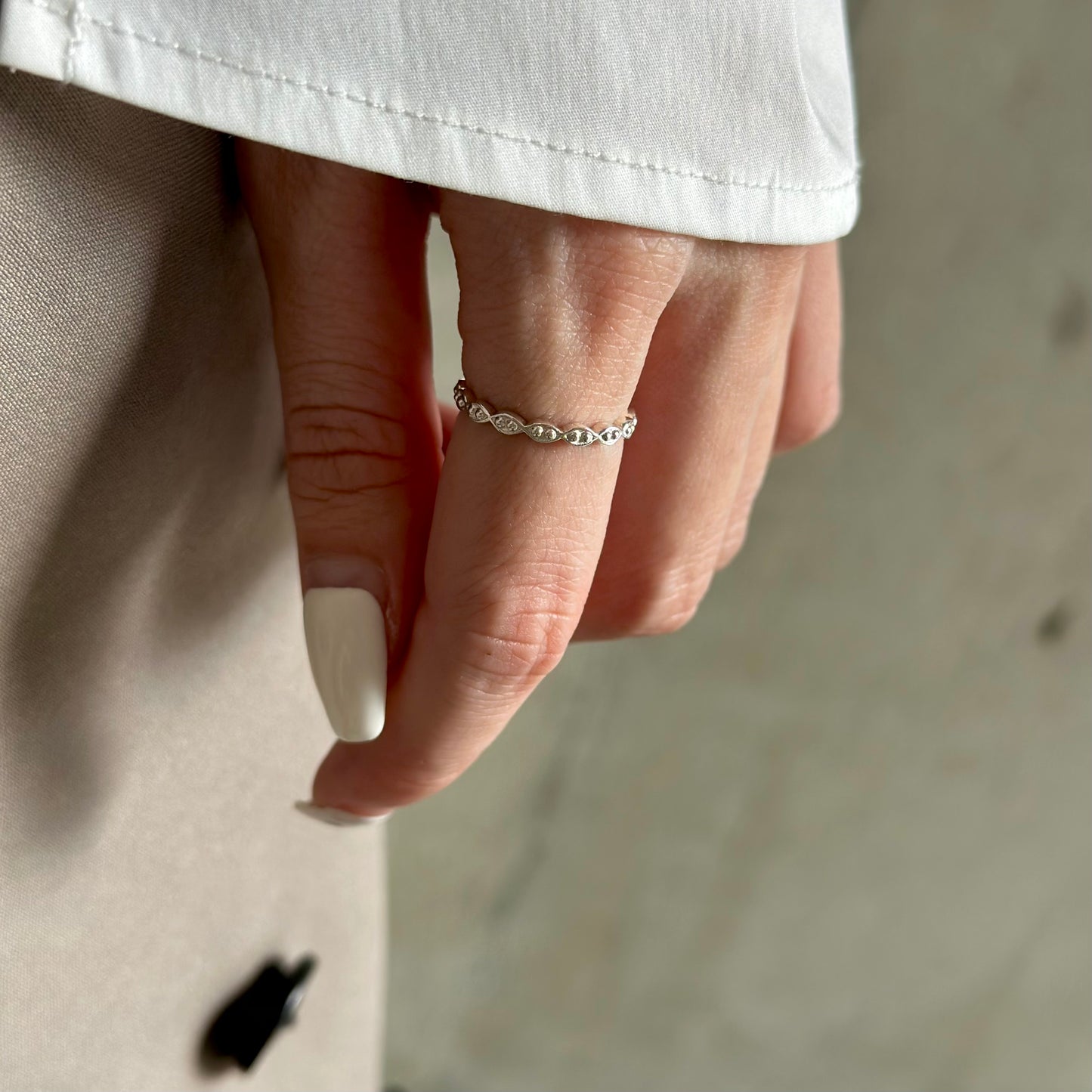 Silver925 plain ring 83