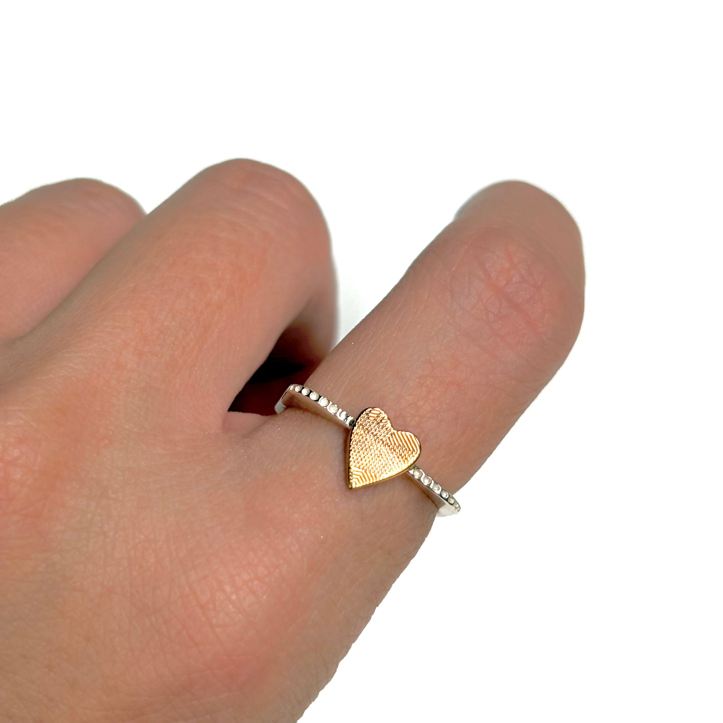 Heart plain ring 33