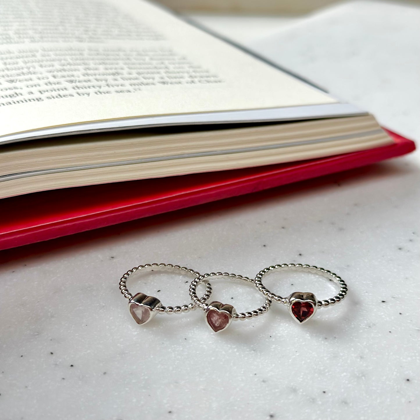 Silver925 Heart petit ring 2